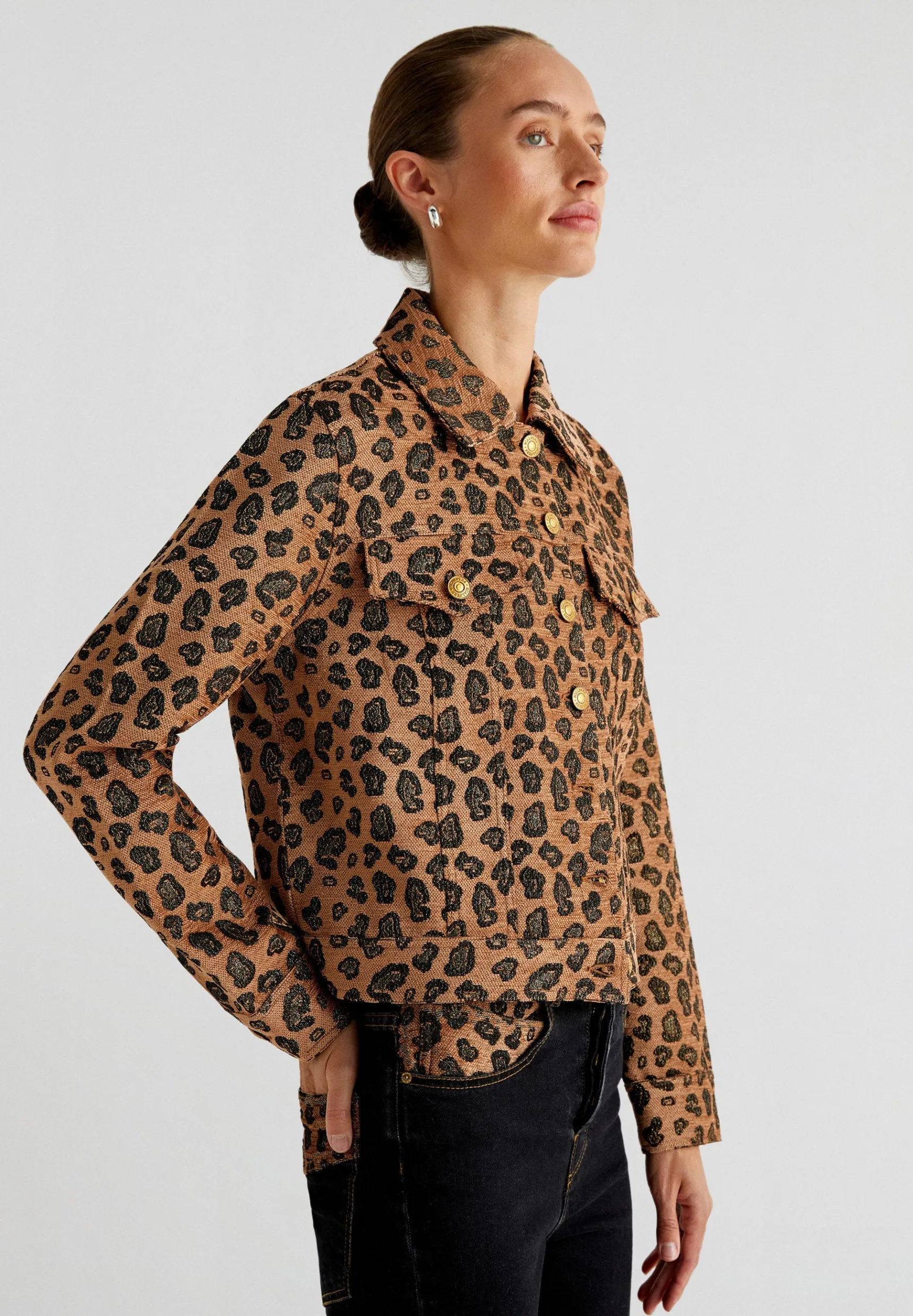 Scalpers Total Look | Coats & Jackets | ANIMAL PRINT JACKET