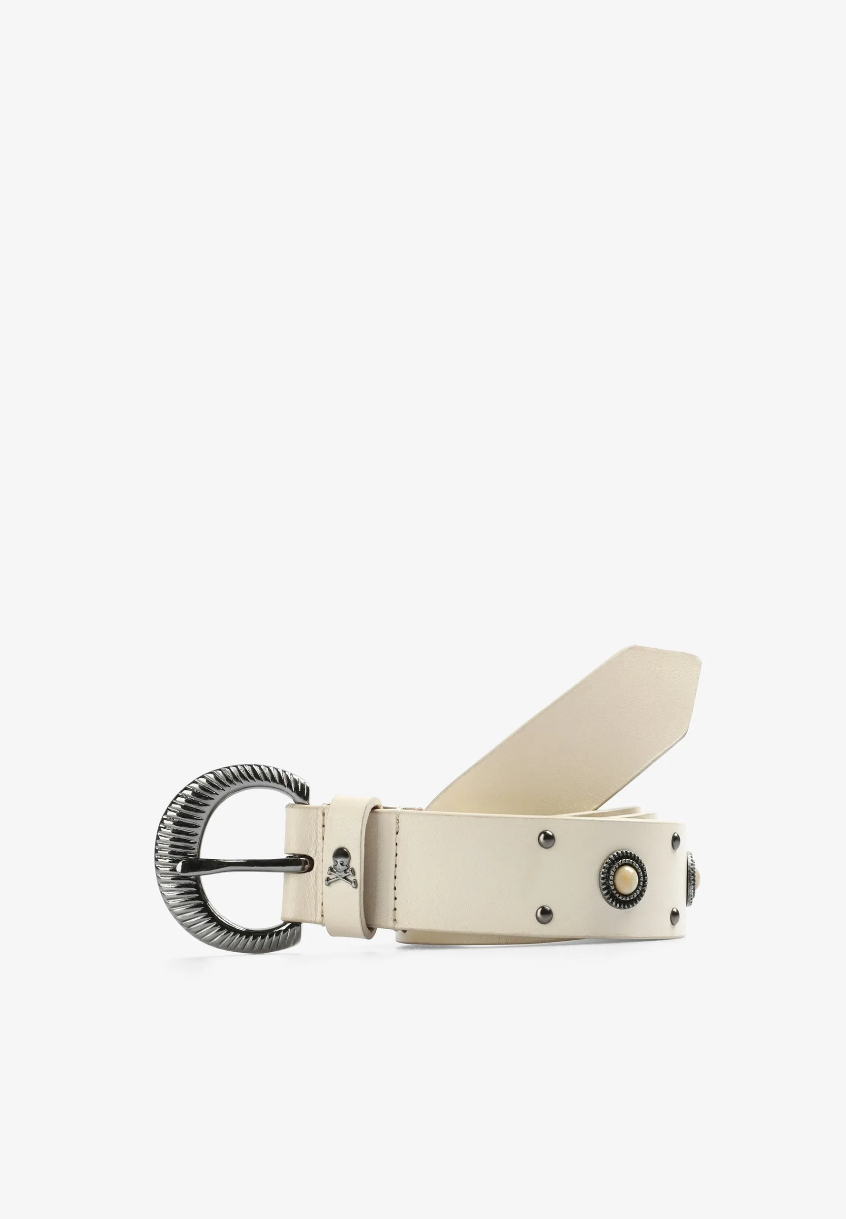 Scalpers Belts | BELT WITH STUDS AND EMBELLISHED BUCKLE