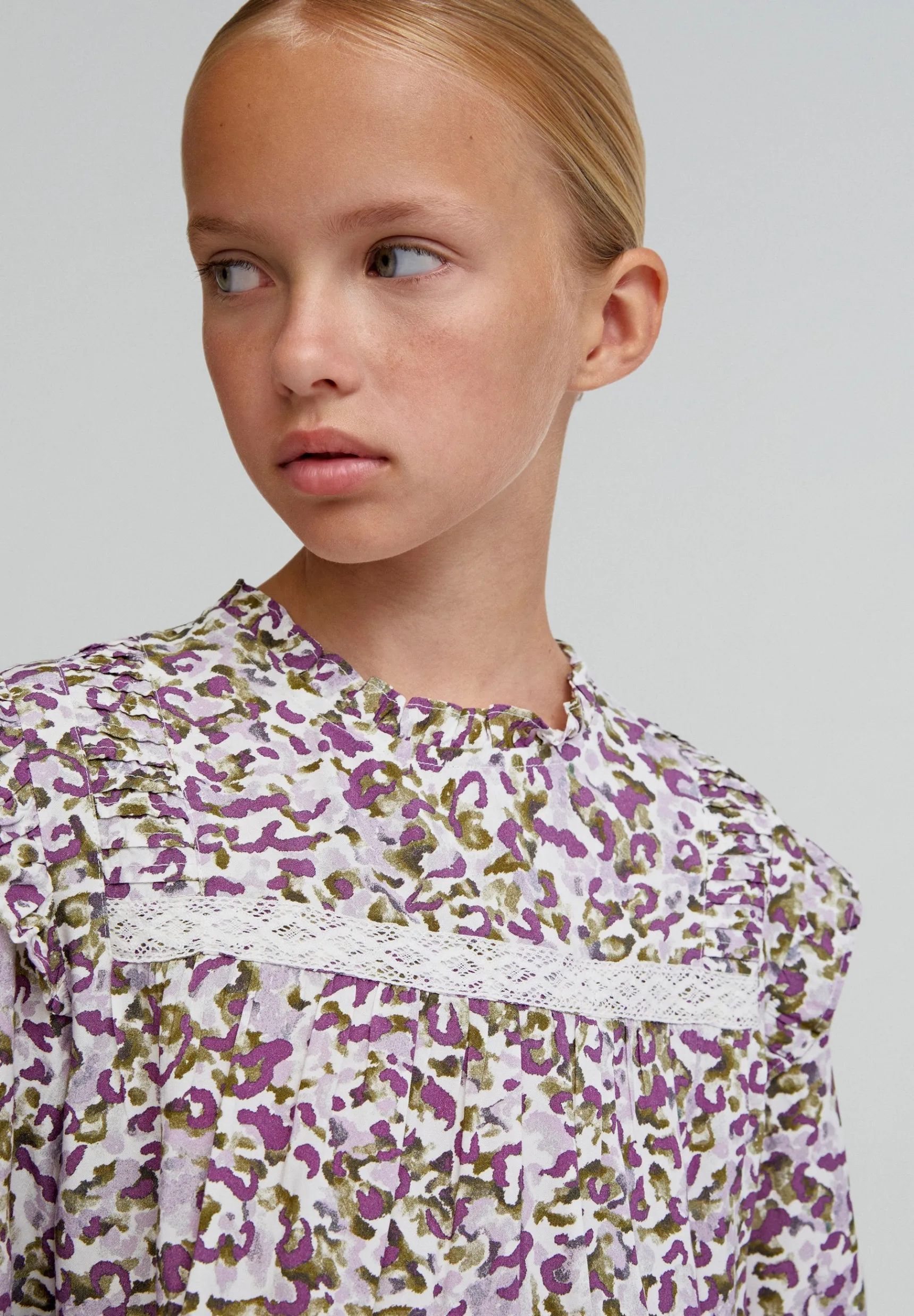 BOY Scalpers Shirts | Best Sellers | BLOUSE WITH PINTUCKS AND LACE