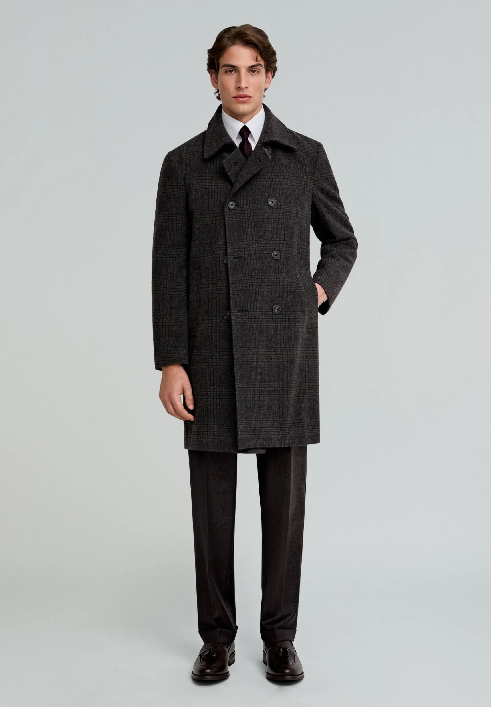 Scalpers Coats & Jackets | CHECK CLOTH COAT