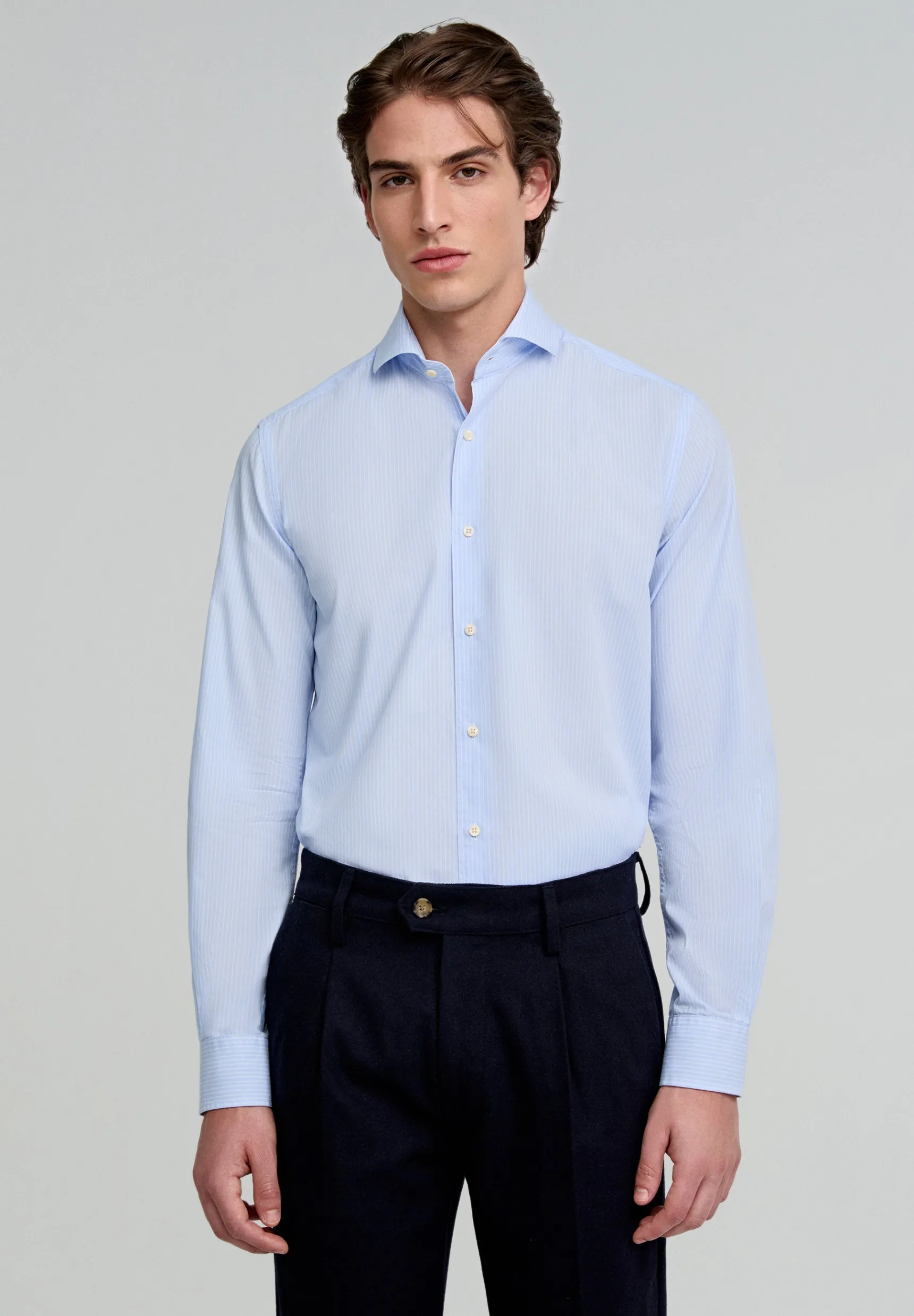 Scalpers Shirts | CLASSIC STRIPED SHIRT