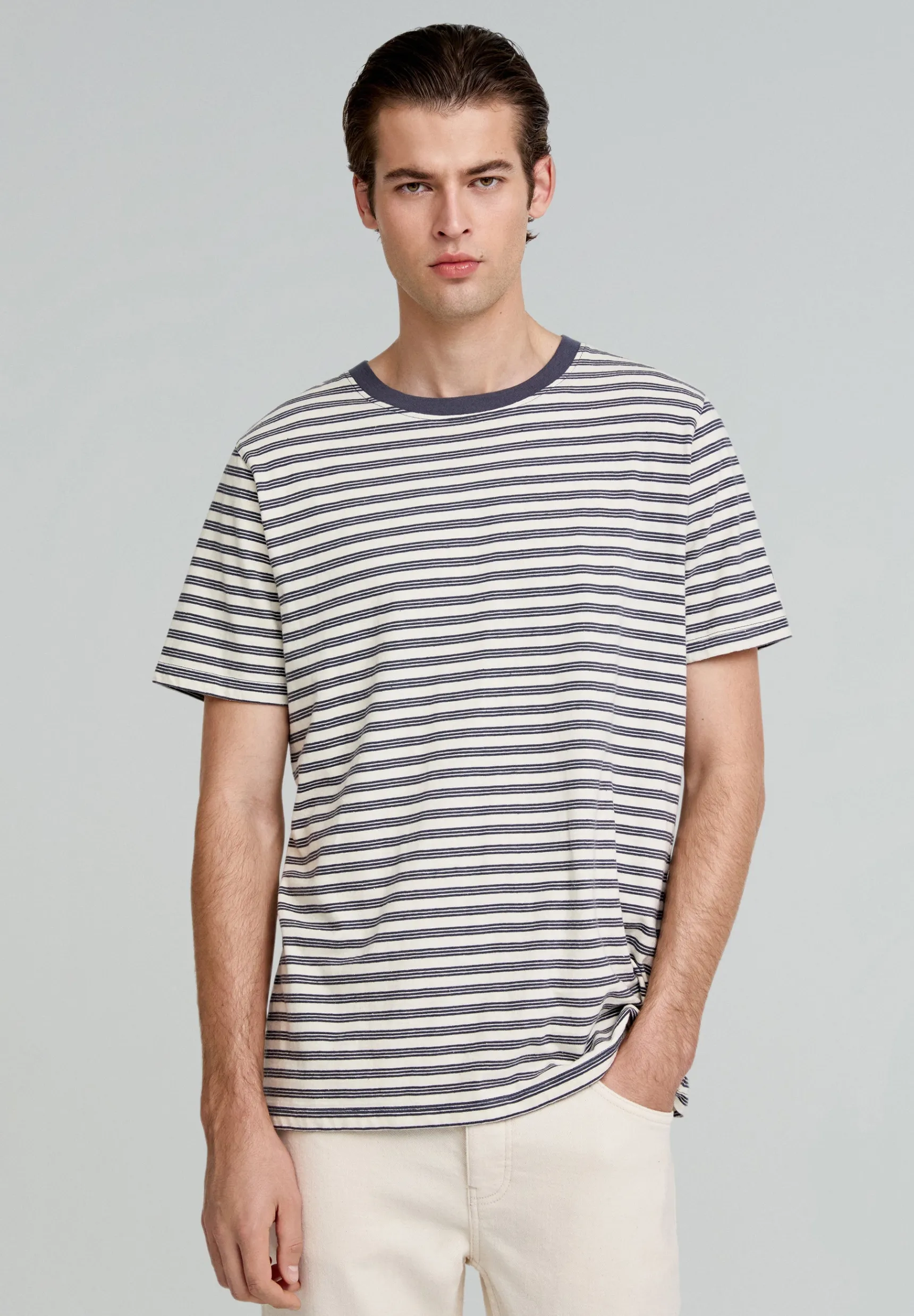 Scalpers T-shirts | CONTRAST STRIPED TEE