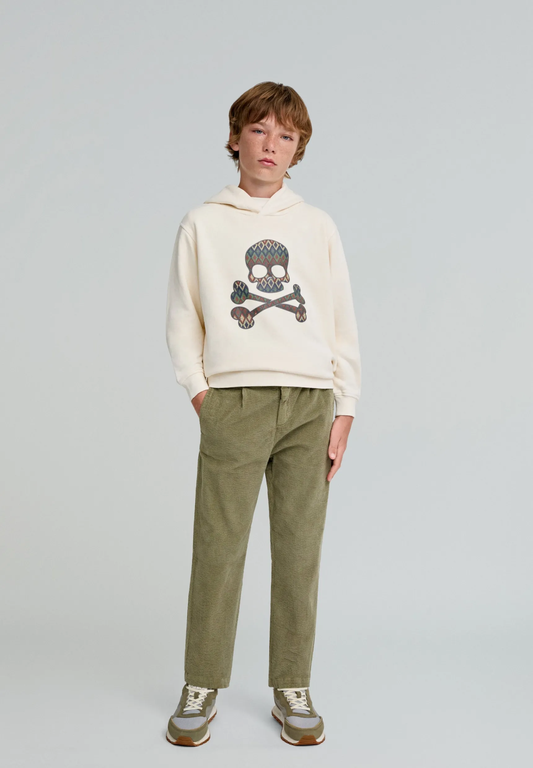 BOY Scalpers Pants | CORDUROY TROUSERS WITH ELASTICATED WAIST