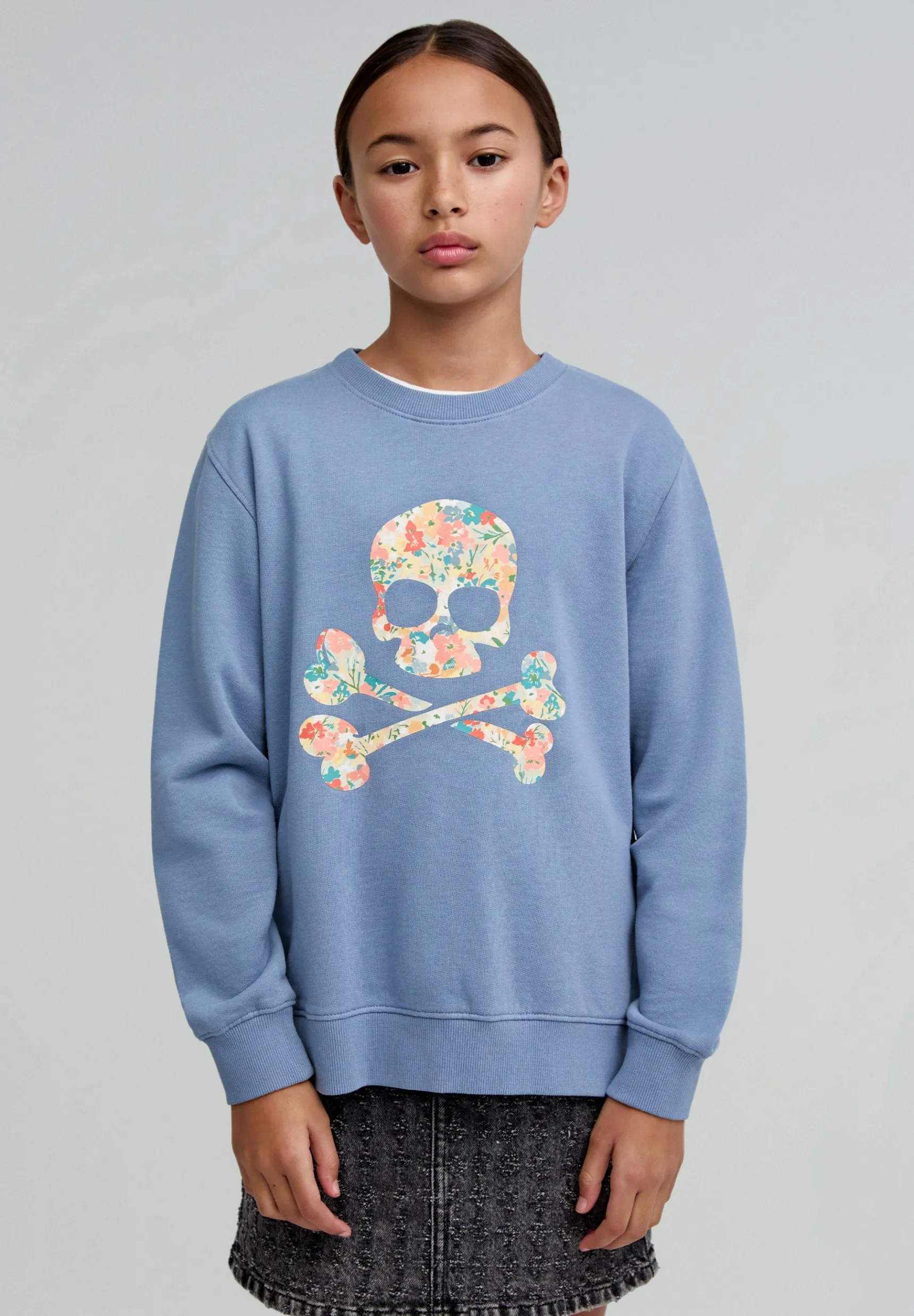 BOY Scalpers Sweatshirts | Best Sellers | FLORAL SKULL SW GIRLS