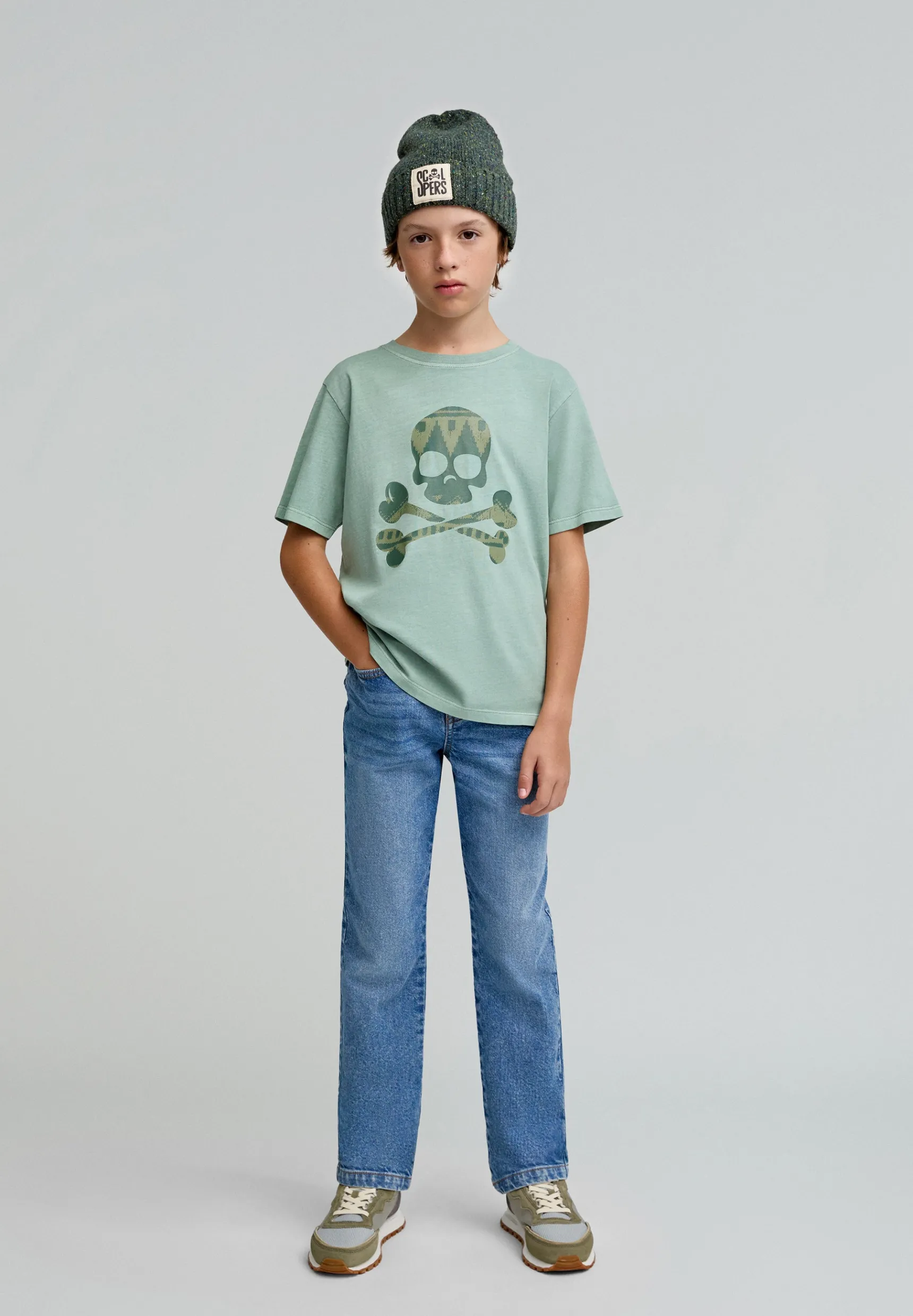 BOY Scalpers T-shirts | GEO SKULL TEE KIDS