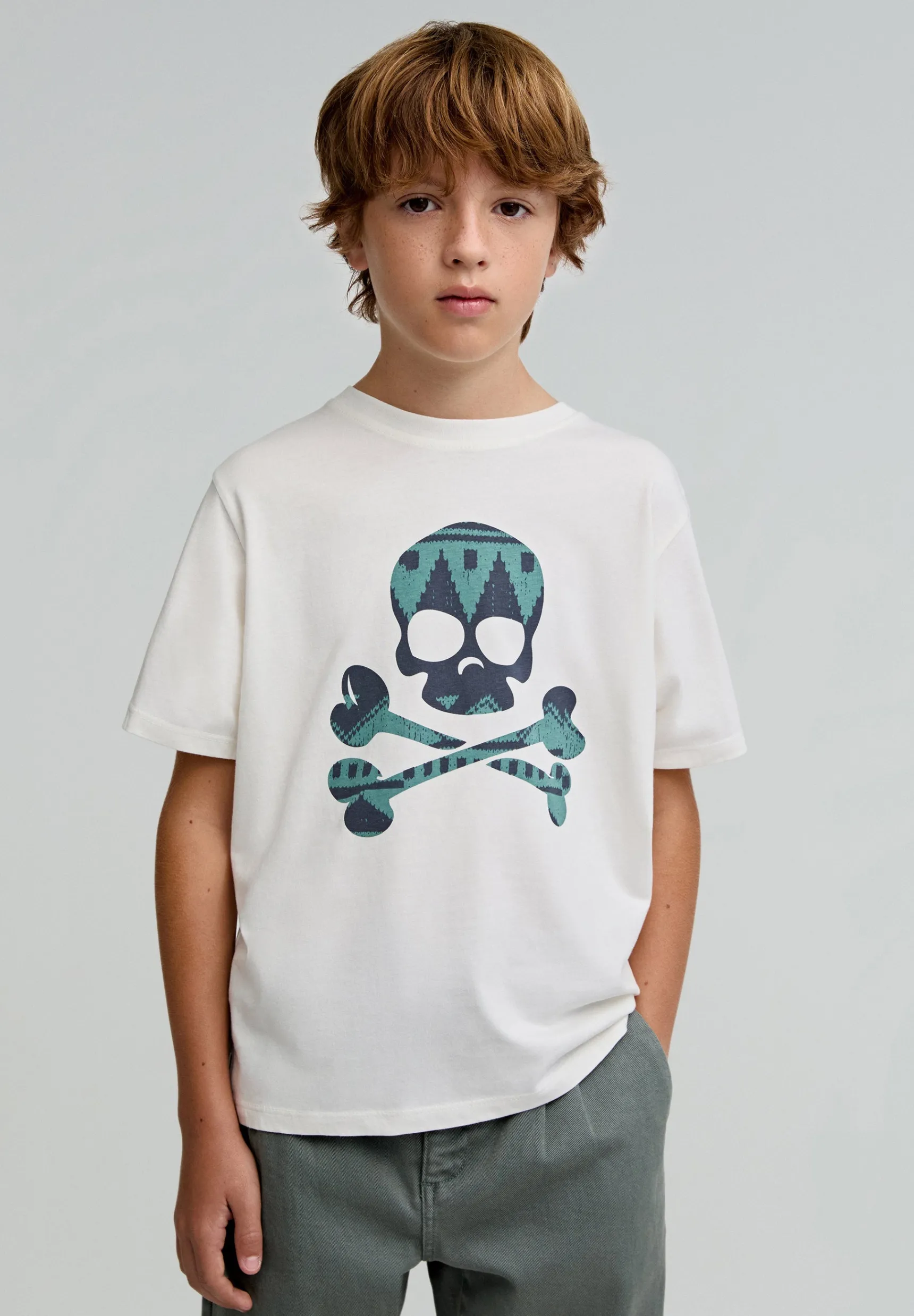 BOY Scalpers T-shirts | GEO SKULL TEE KIDS