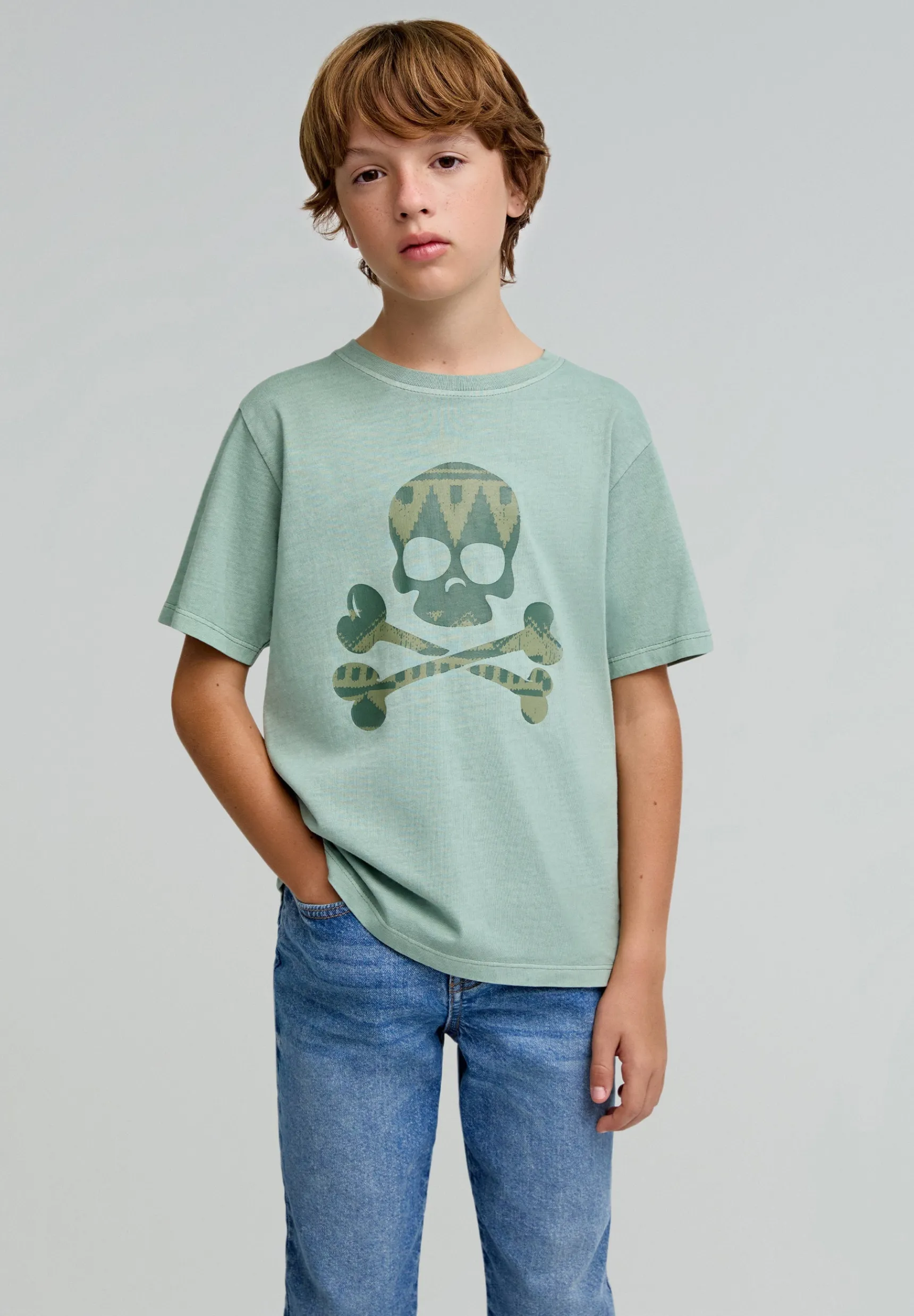 BOY Scalpers T-shirts | GEO SKULL TEE KIDS