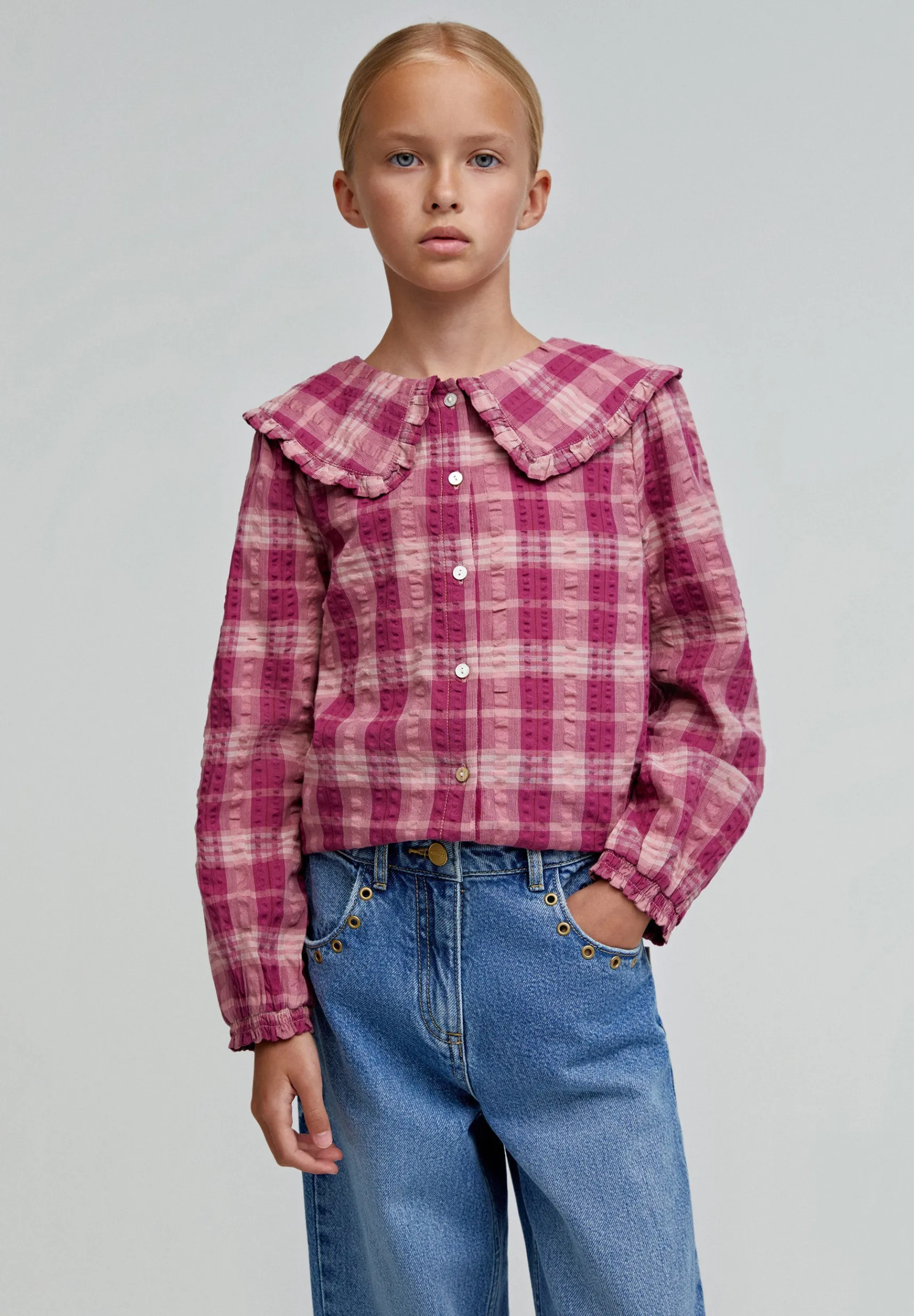 BOY Scalpers Shirts | Best Sellers | GINGHAM BLOUSE