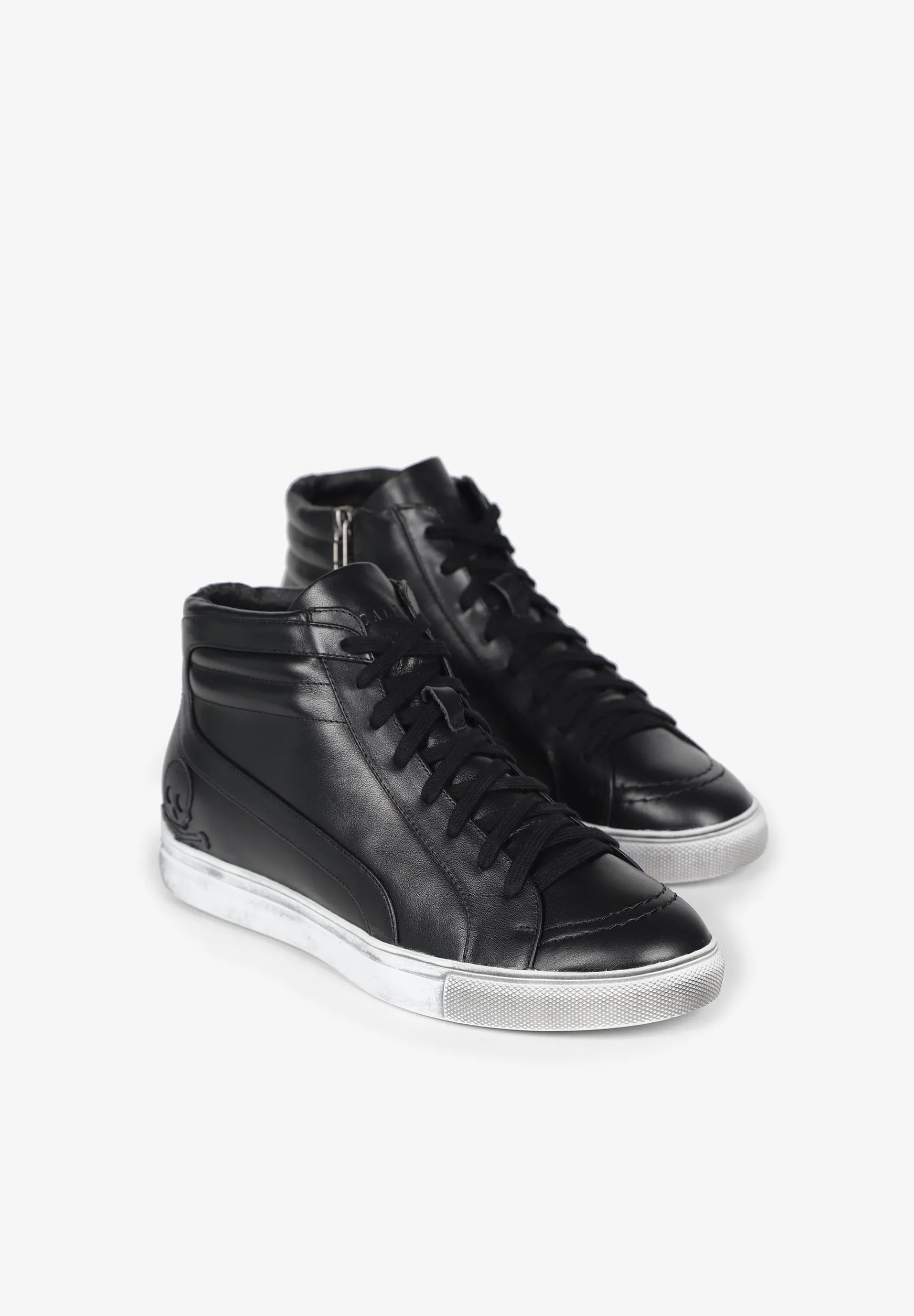 Scalpers Sneakers | HIGH TOP LEATHER SNEAKERS