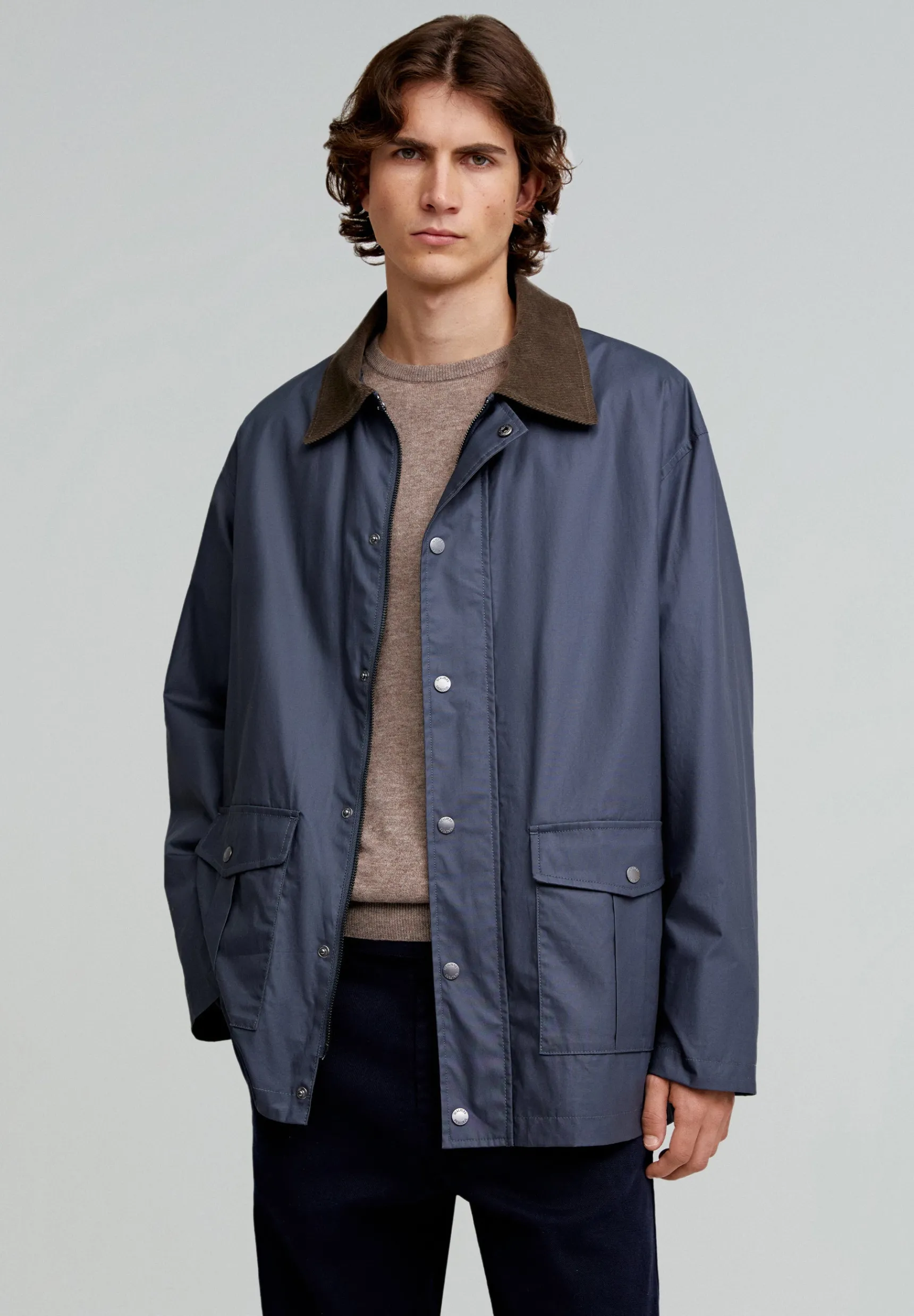 Scalpers Coats & Jackets | JACKET WITH CORDUROY COLLAR