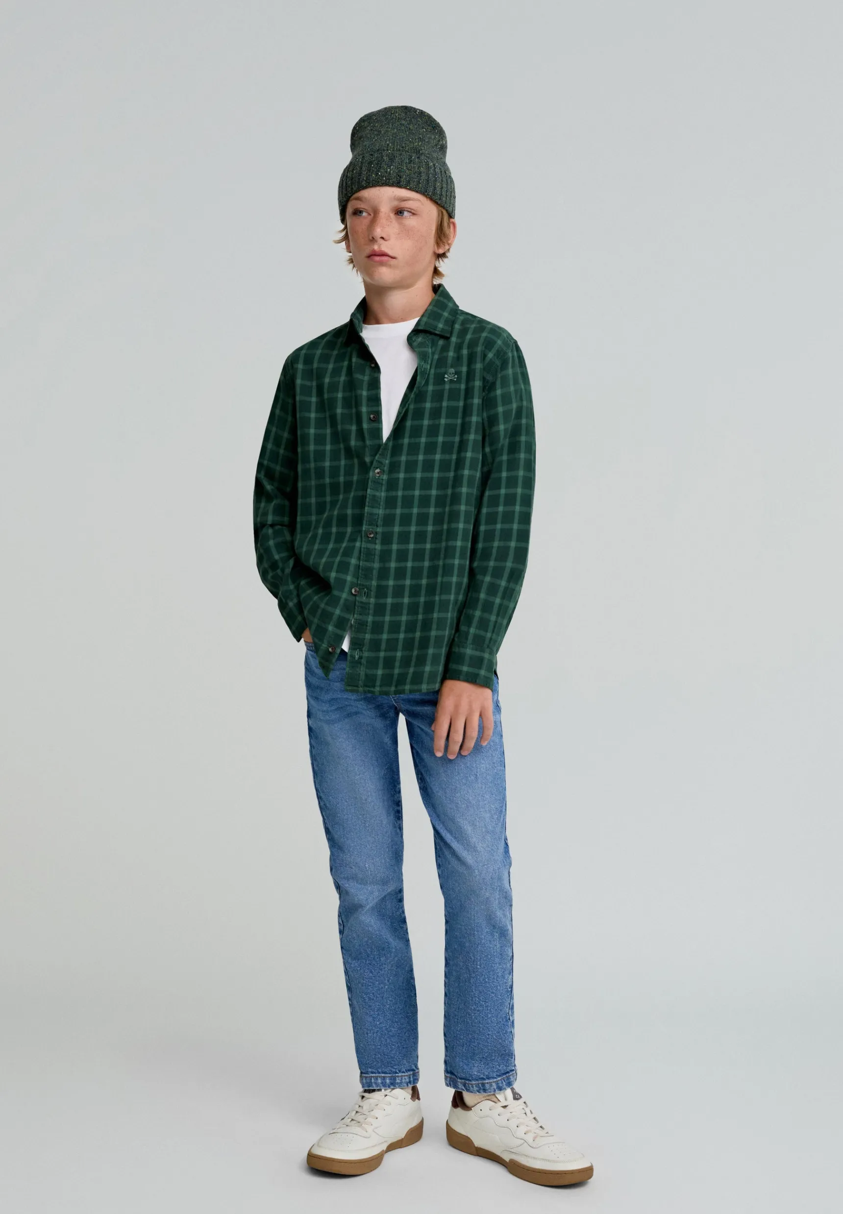 BOY Scalpers Shirts | K DYE CHECK SHIRT KIDS