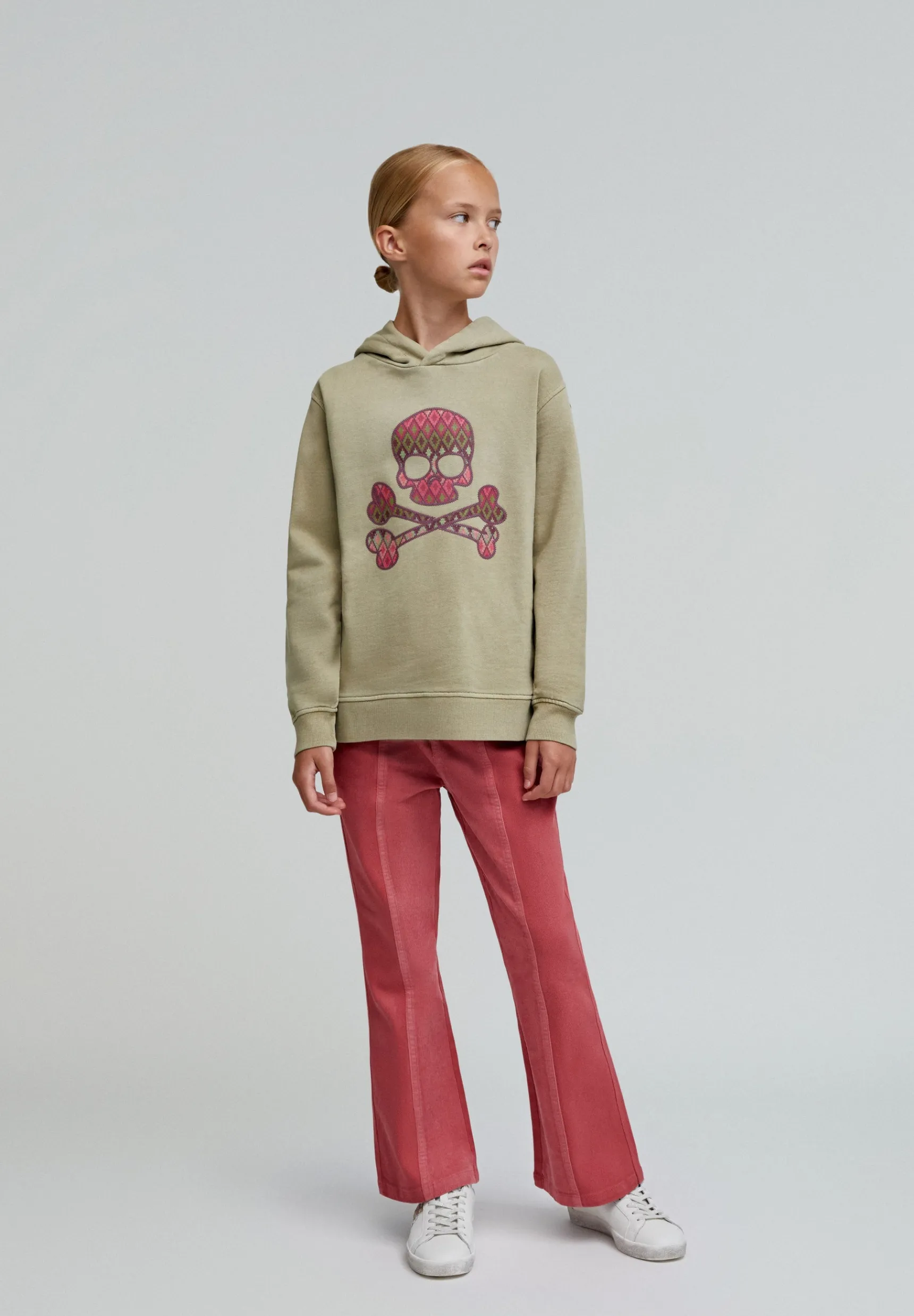 BOY Scalpers Sweatshirts | Best Sellers | KILIM SKULL HOODIE GIRLS