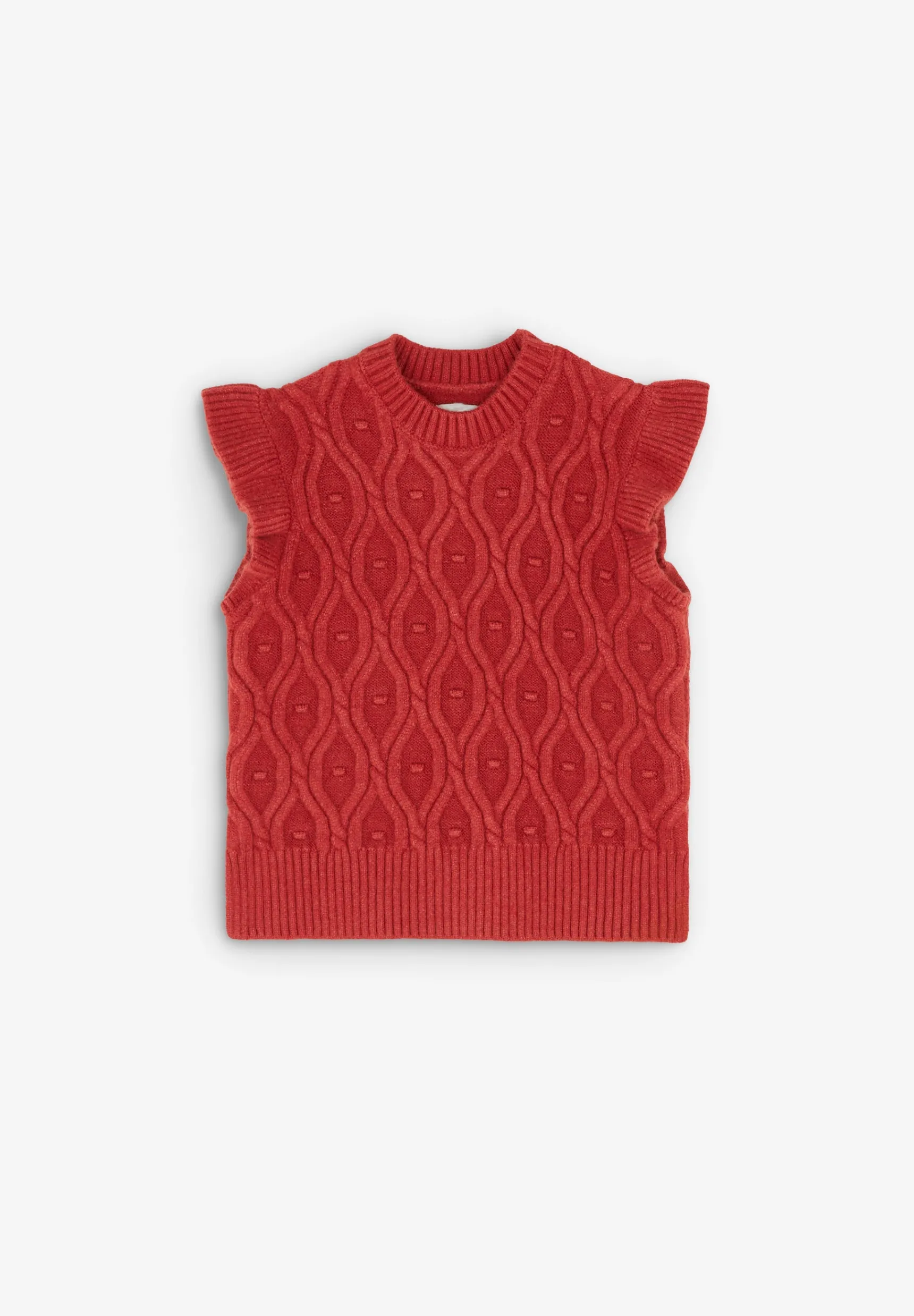 BOY Scalpers The Adventurers | KNIT VEST WITH RUFFLED SLEEVES