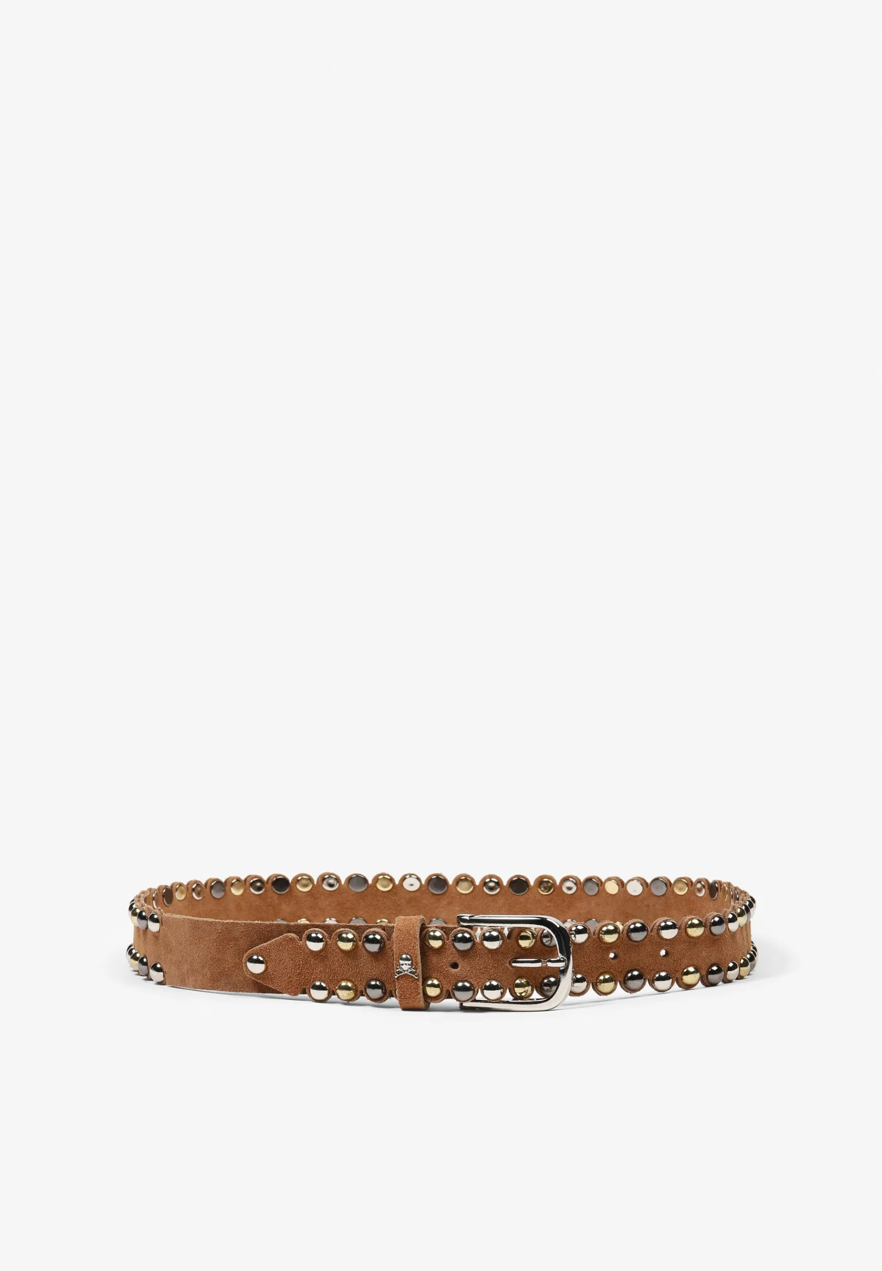 Scalpers Belts | LEATHER BELT WITH STUD BORDER