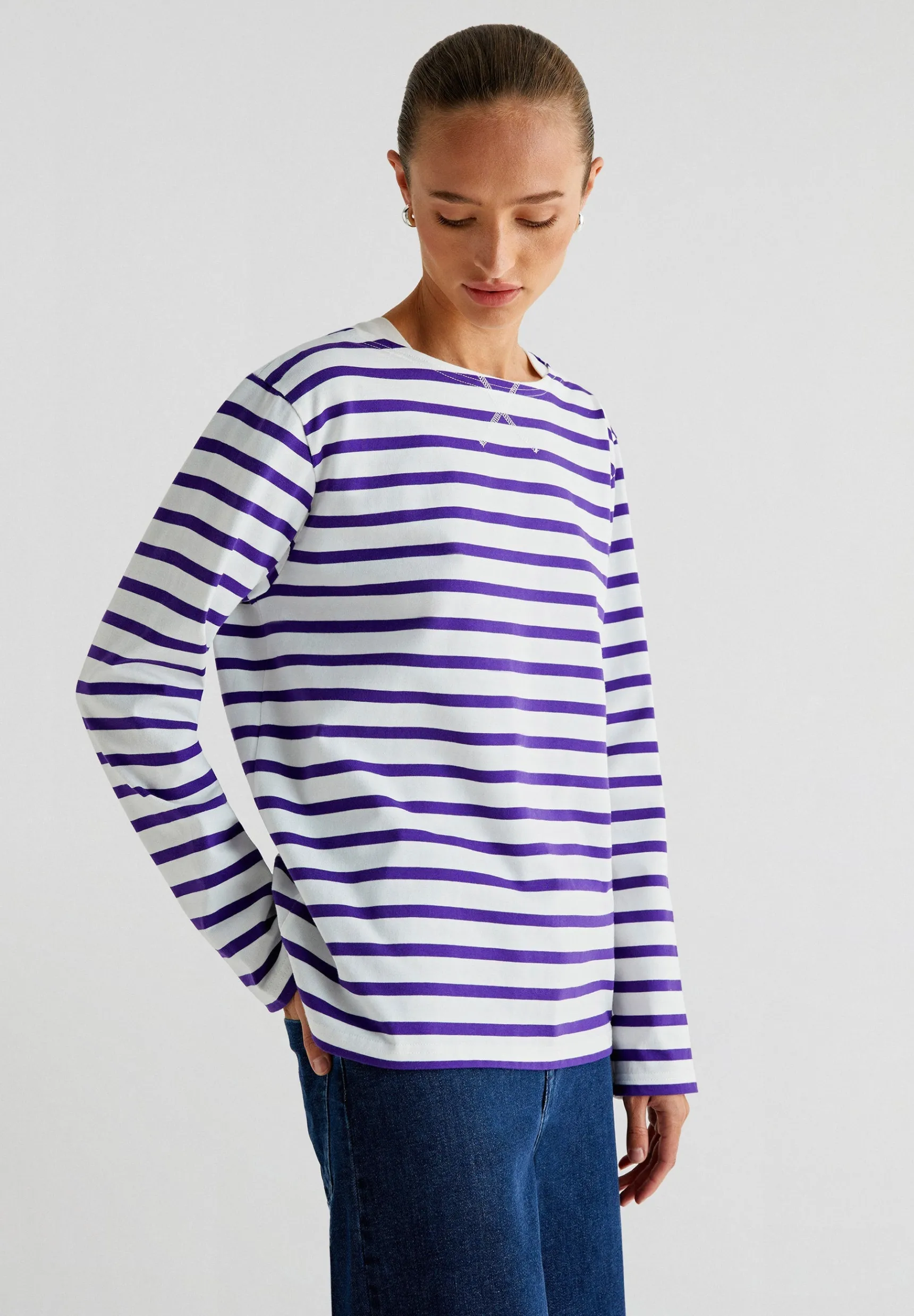 Scalpers T-shirts & Tops | LONG SLEEVE STRIPED T-SHIRT