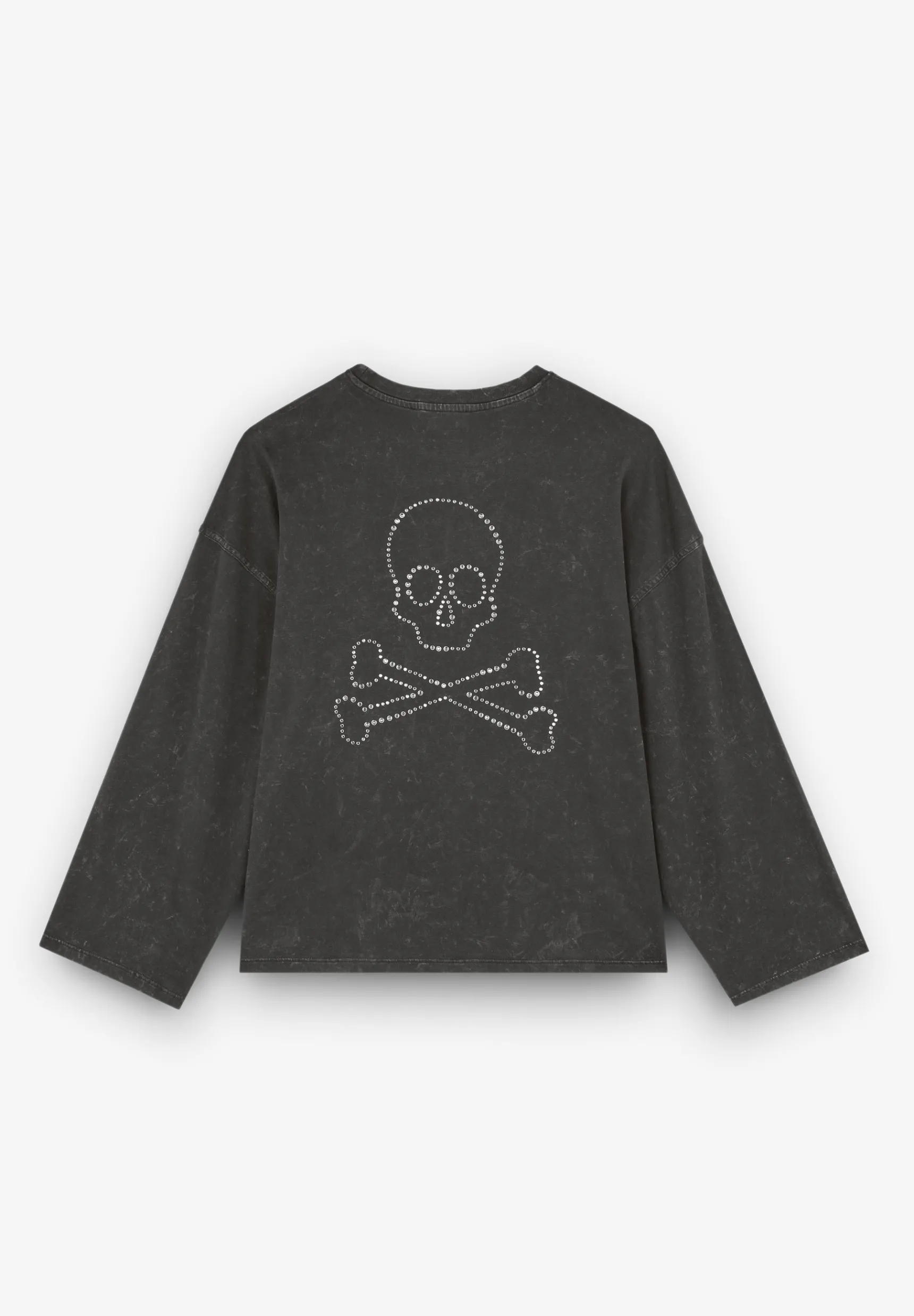 Scalpers T-shirts & Tops | MARBLE LS SKULL TEE