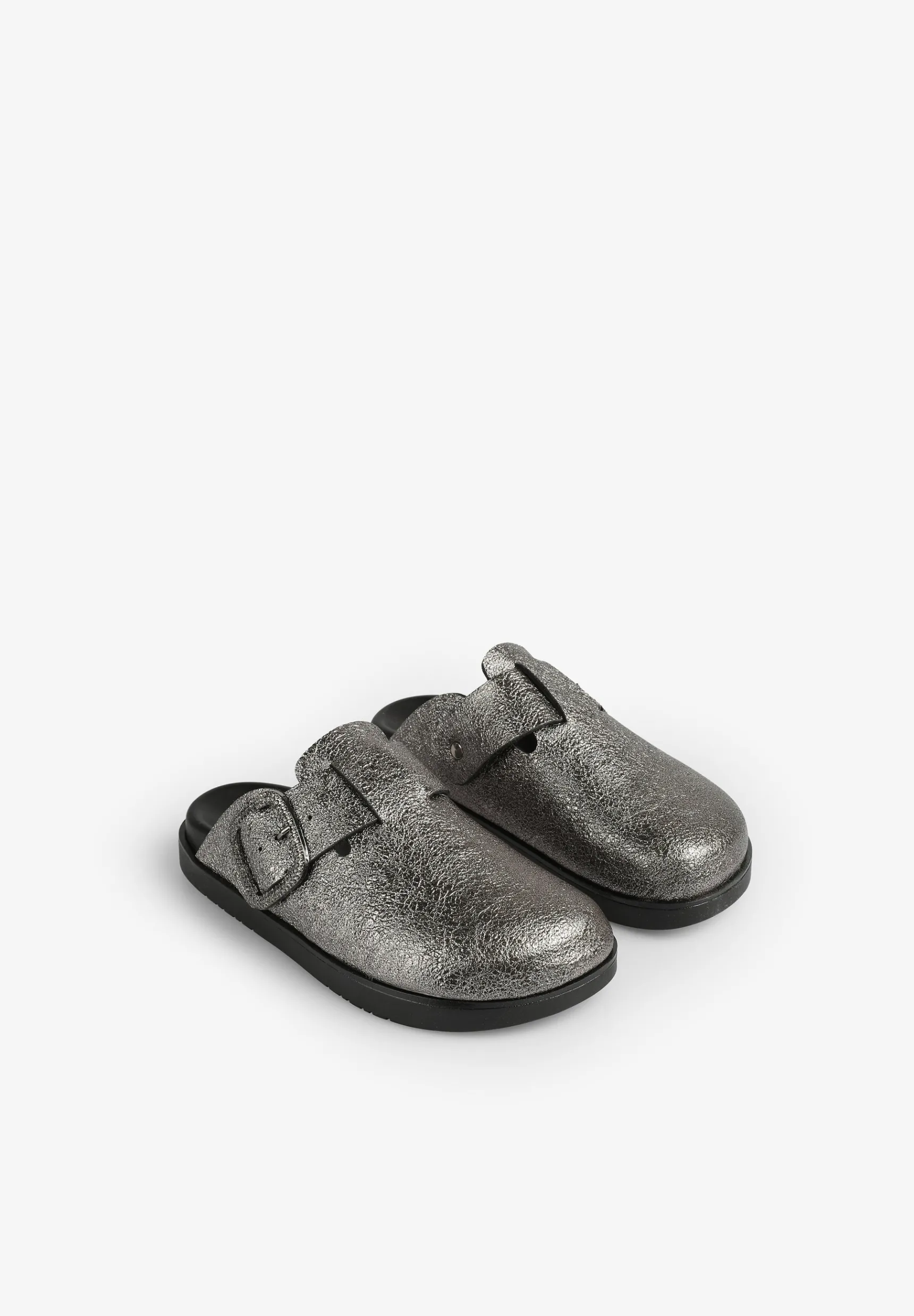 Scalpers Flat Shoes | METAL ZUECO SANDAL