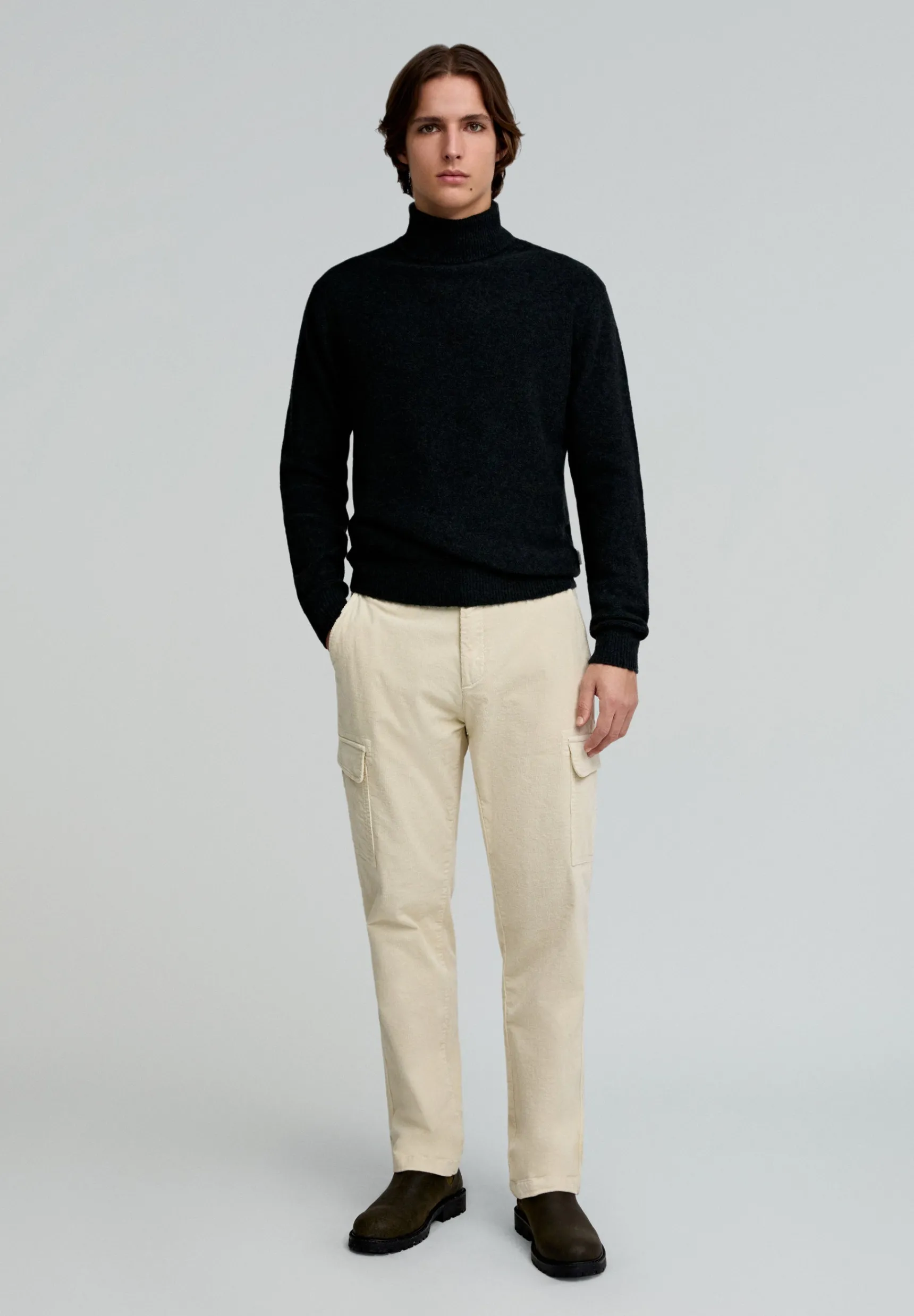 Scalpers Trousers | MODERN CORDUROY CARGO PANTS