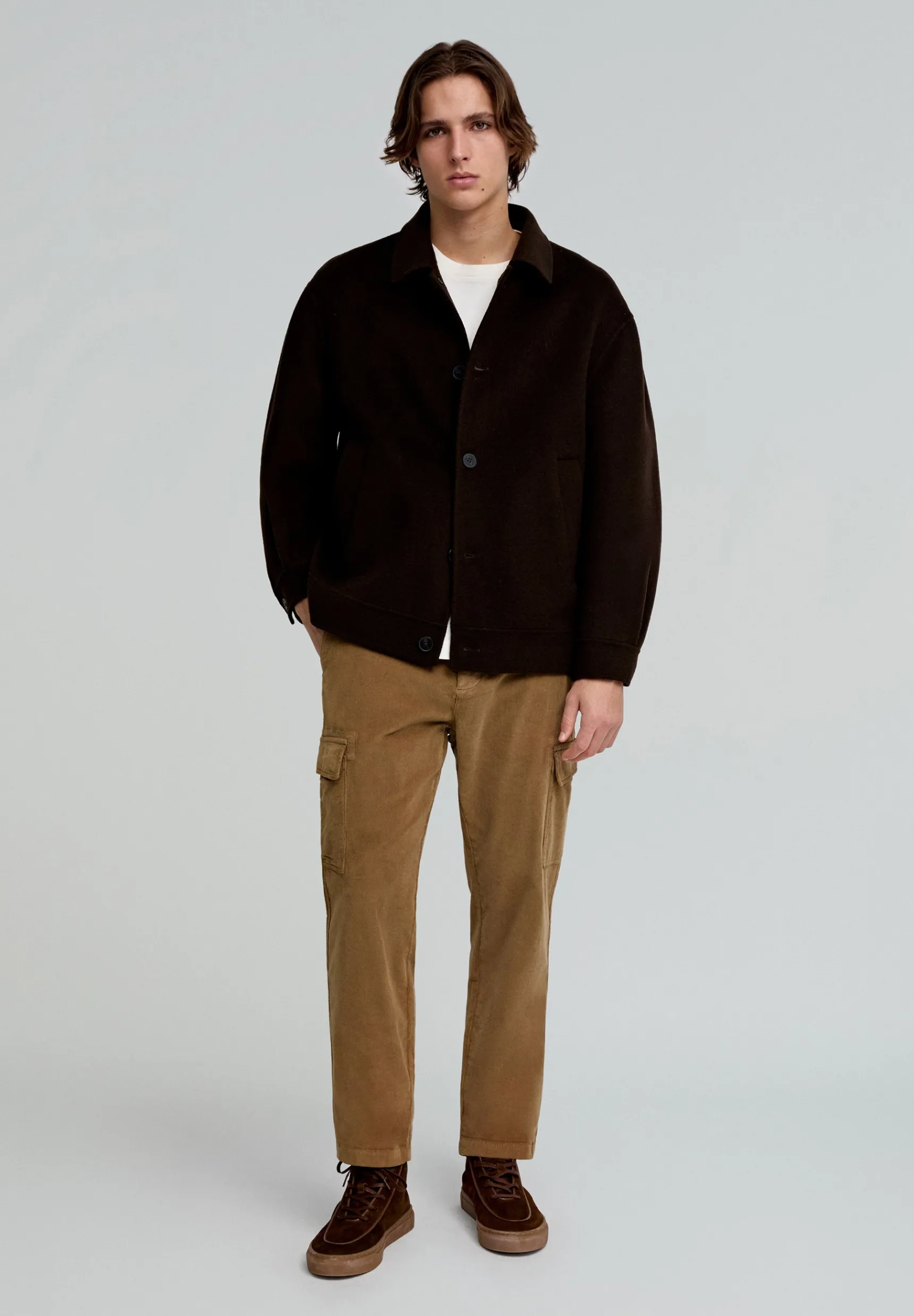 Scalpers Trousers | MODERN CORDUROY CARGO PANTS