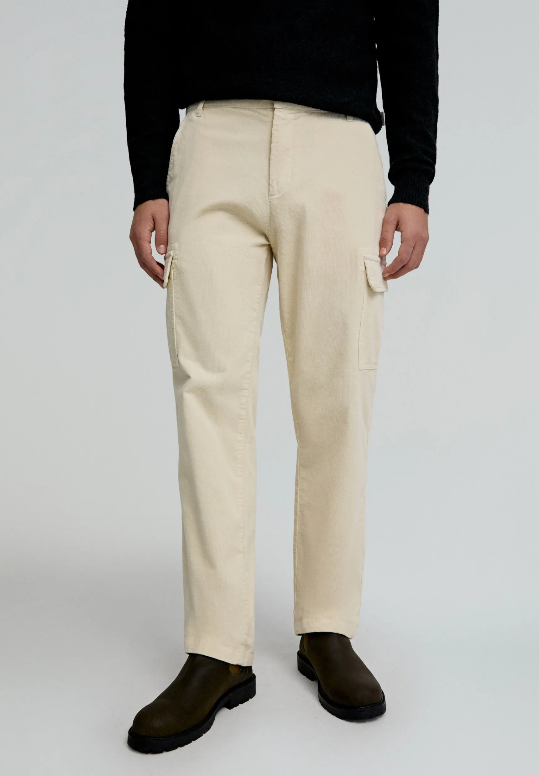 Scalpers Trousers | MODERN CORDUROY CARGO PANTS