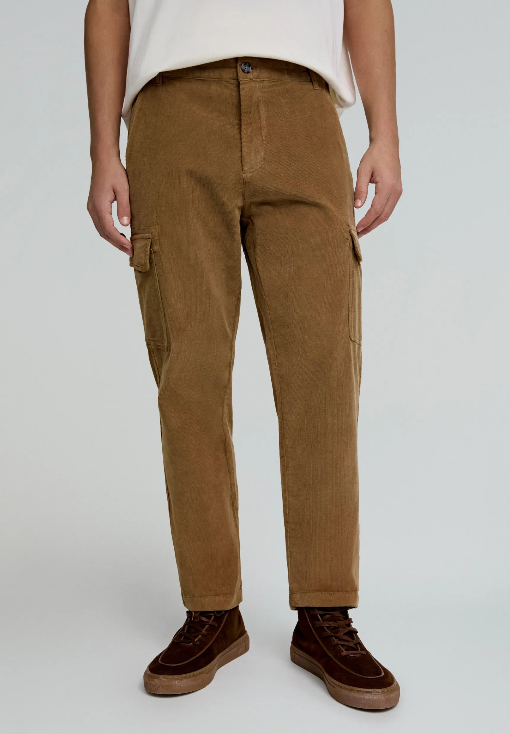 Scalpers Trousers | MODERN CORDUROY CARGO PANTS