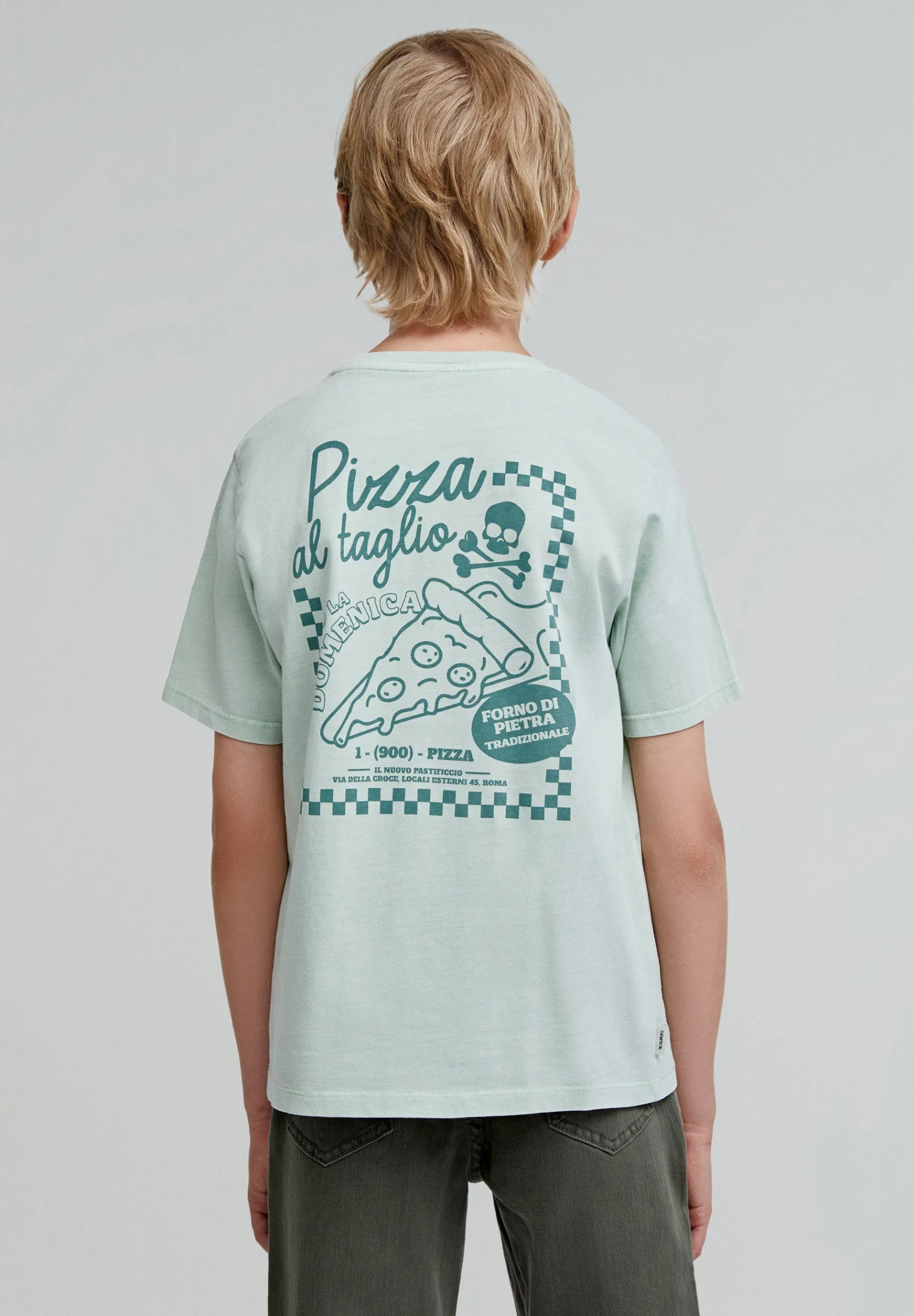 BOY Scalpers T-shirts | PIZZA PRINT T-SHIRT