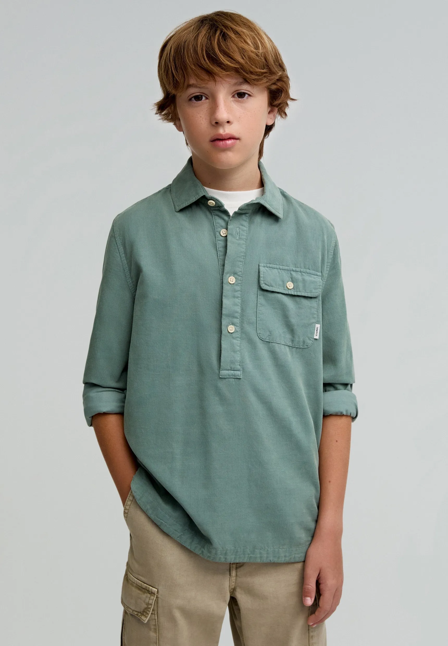 BOY Scalpers Shirts | POLERA CORD SHIRT KIDS