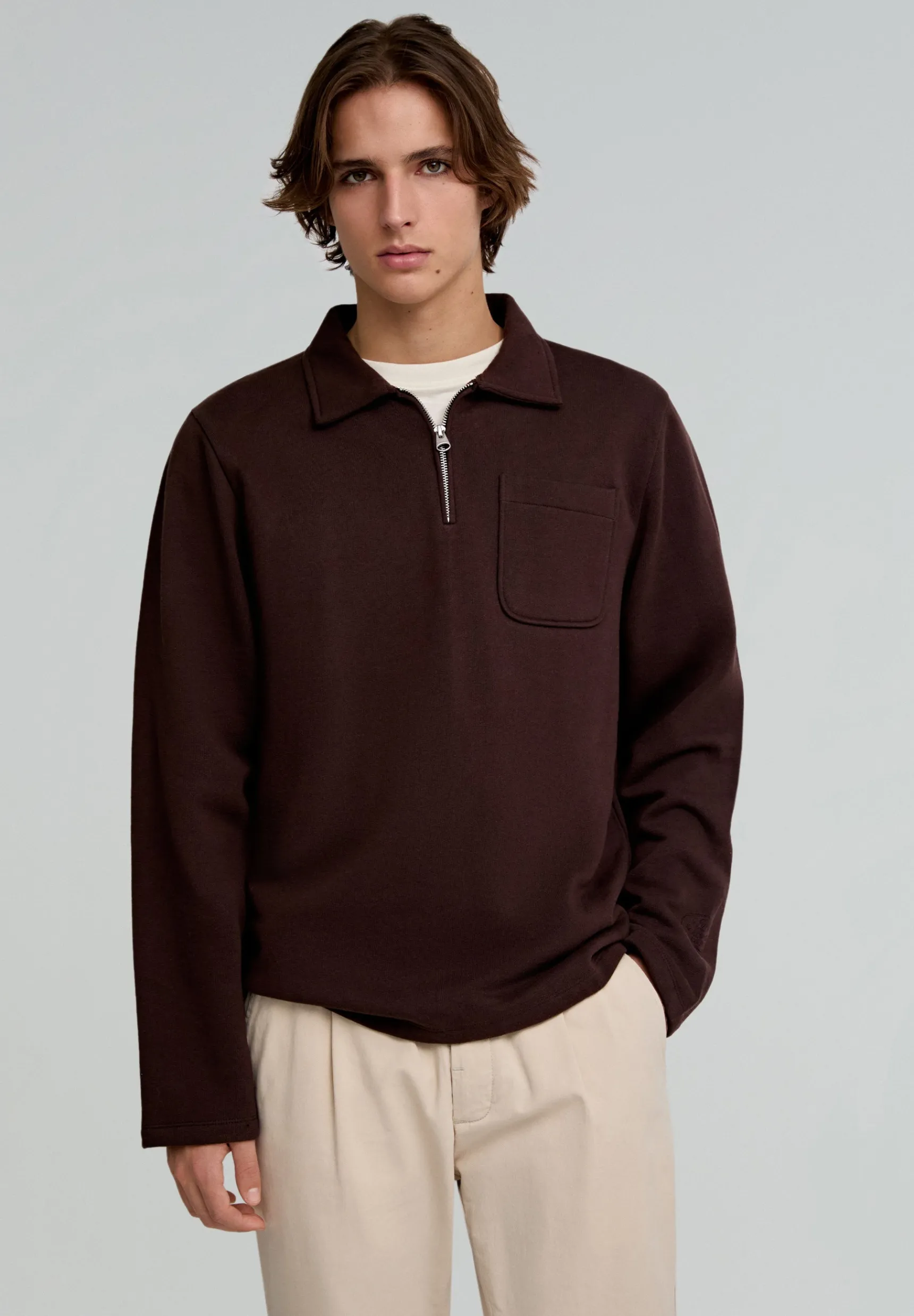 Scalpers Sweatshirts | POLO POCKET SWEATER