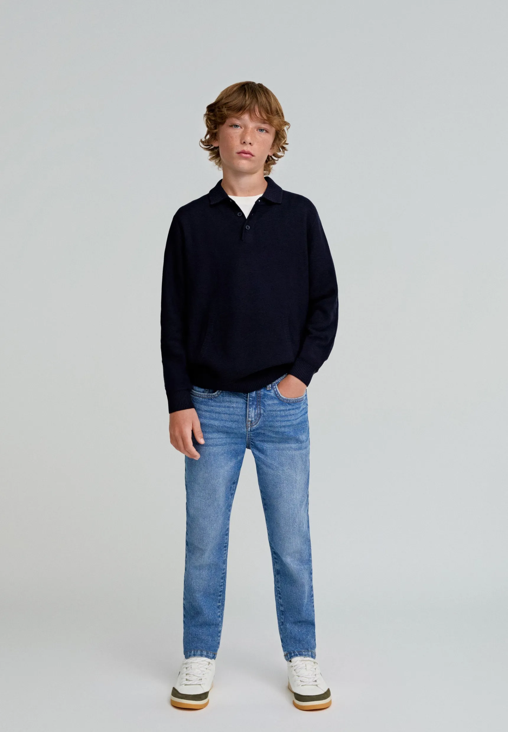 BOY Scalpers Sweaters & Cardigans | POLO SHIRT-STYLE SWEATER