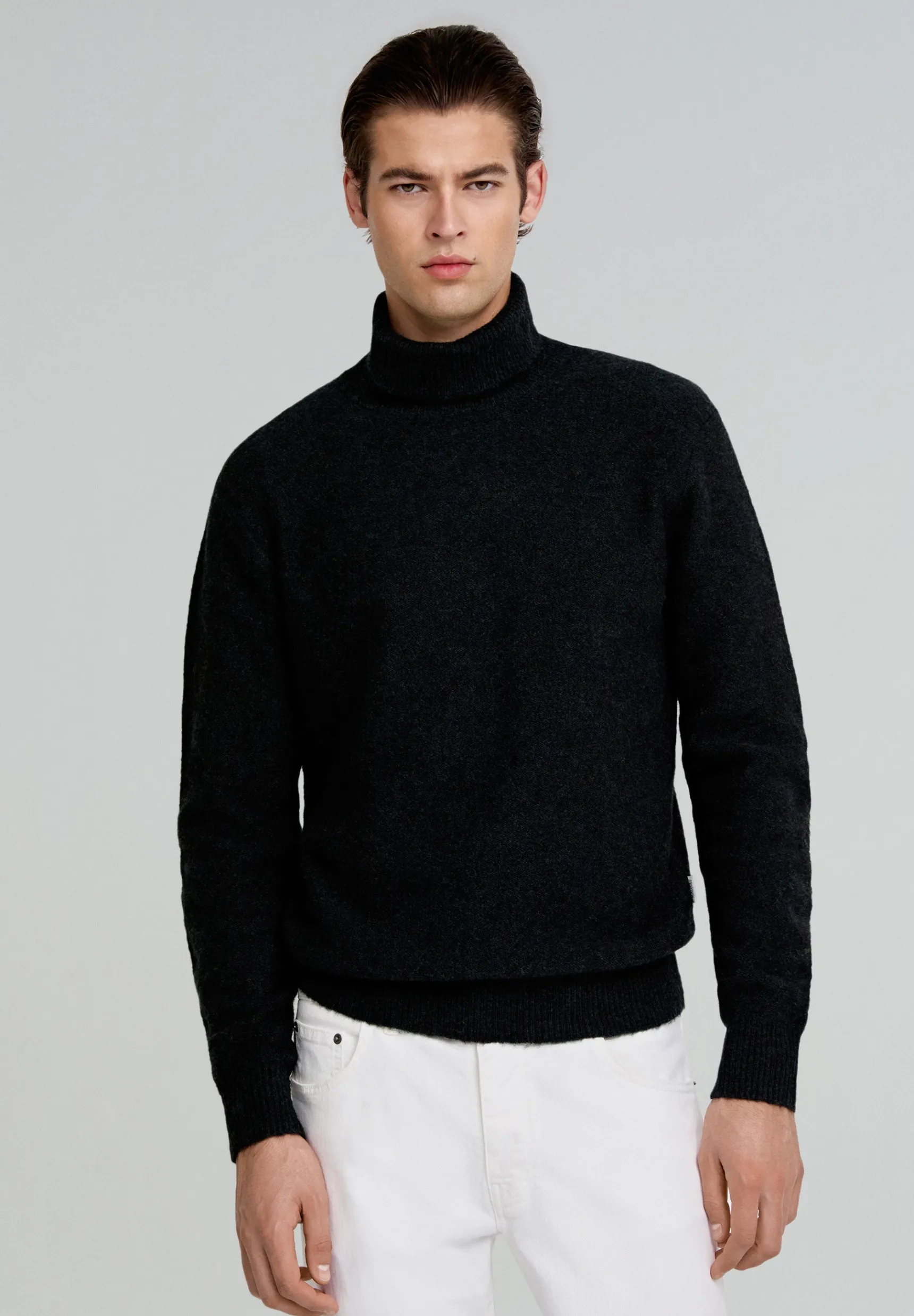 Scalpers Sweaters & Cardigans | PREMIUM TURN-DOWN COLLAR SWEATER