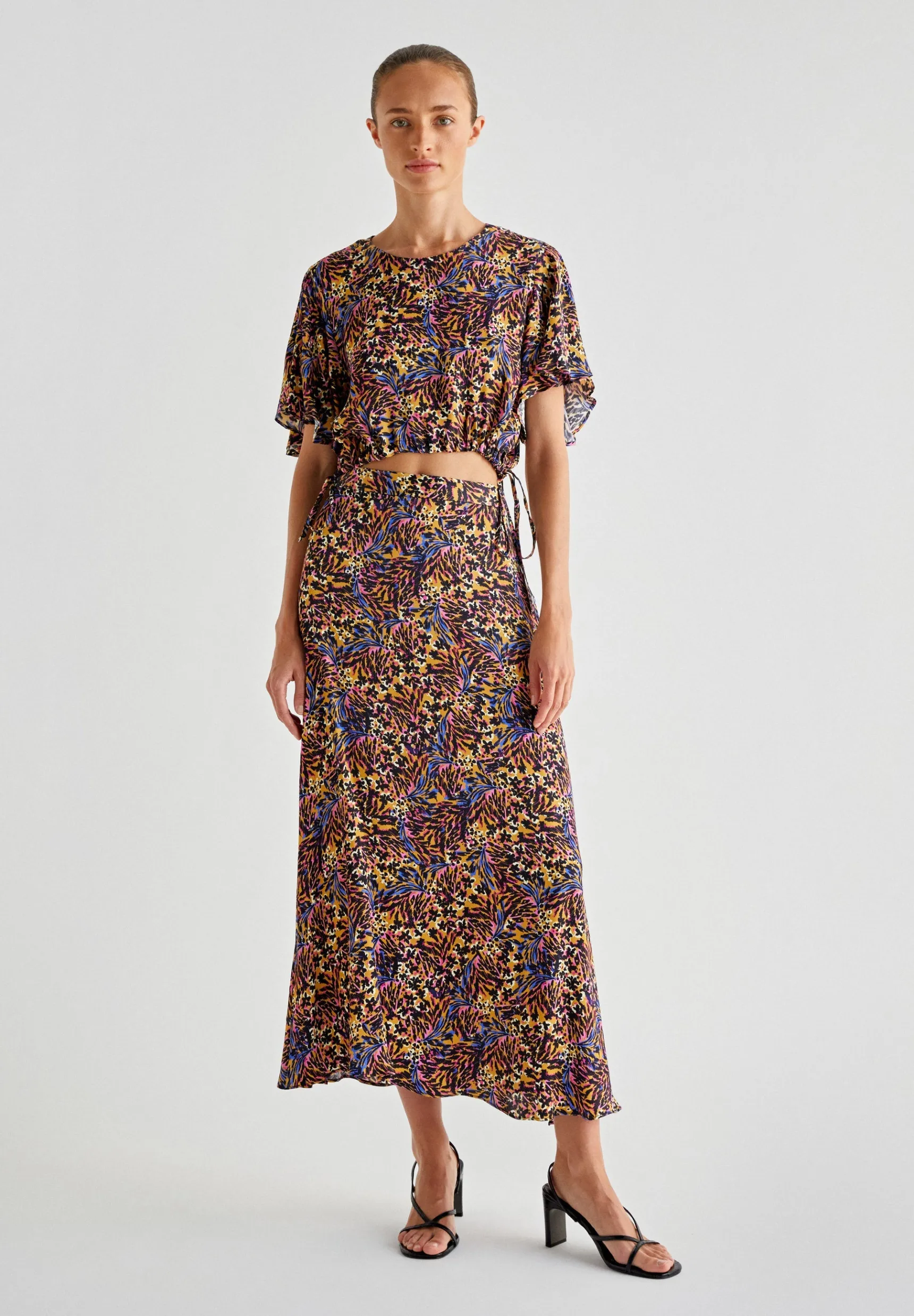 Scalpers Skirts | PRINTED MIDI SKIRT