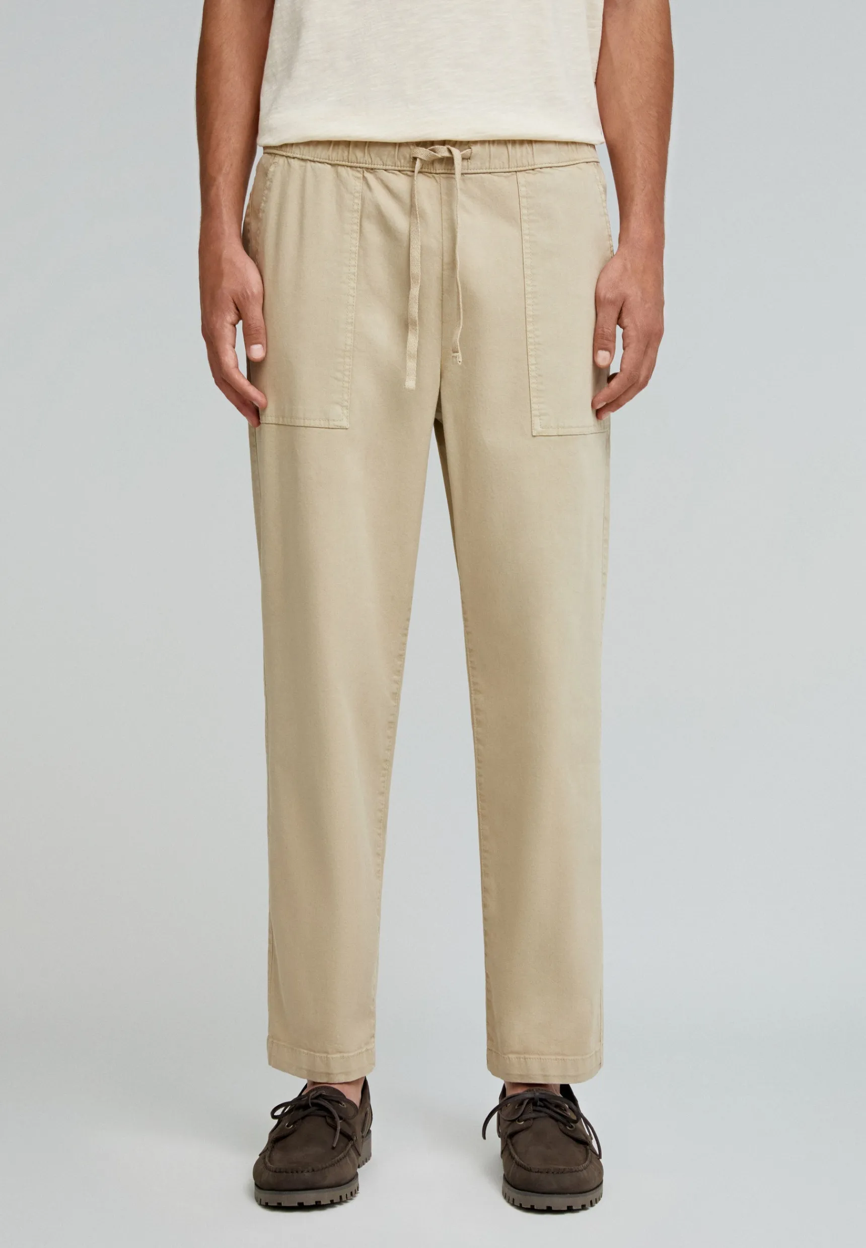 Scalpers Trousers | RELAXED FIT TROUSERS WITH ELASTICATED WAISTBAND