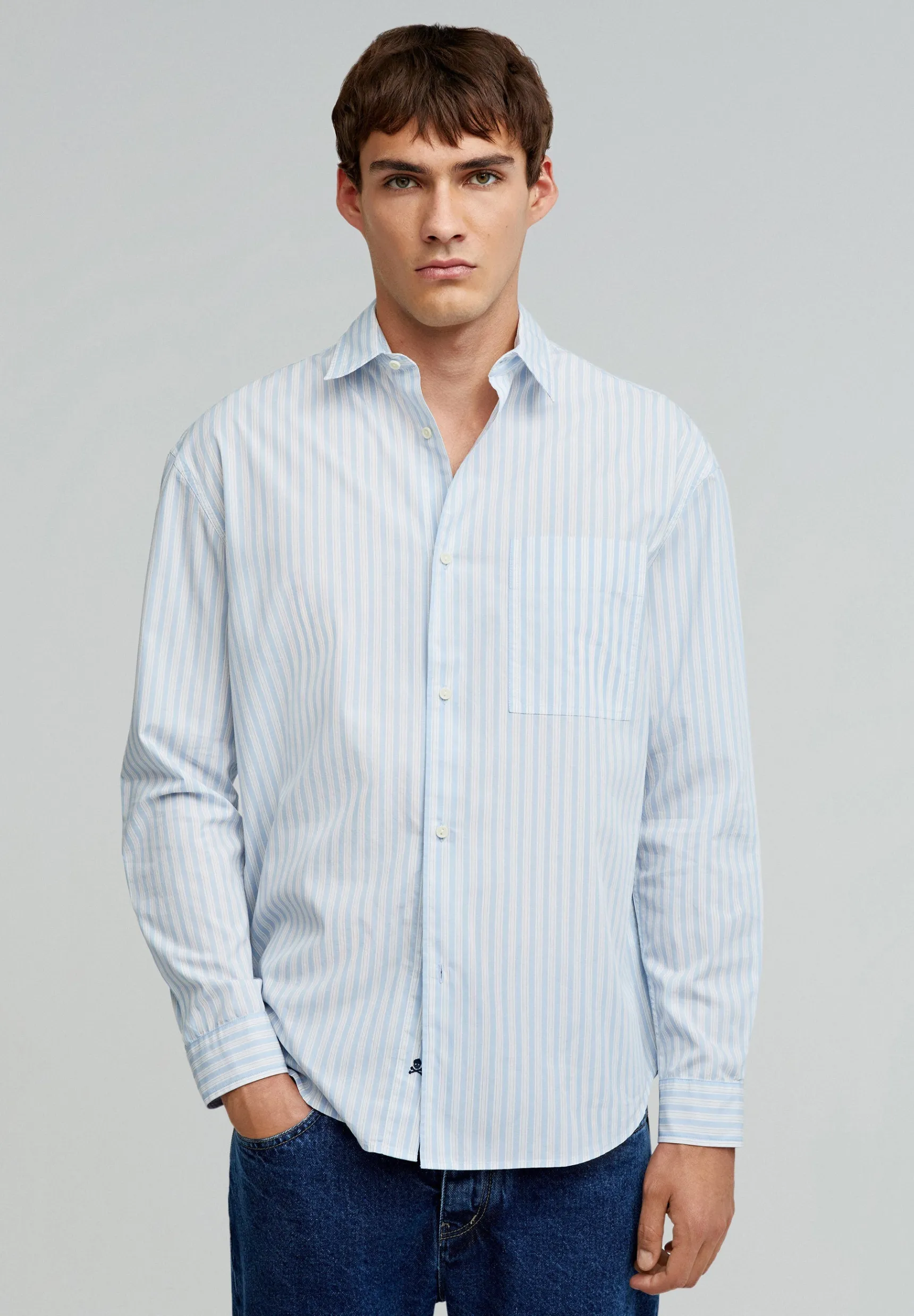 Scalpers Shirts | RELAXED STRIPED SHIRT