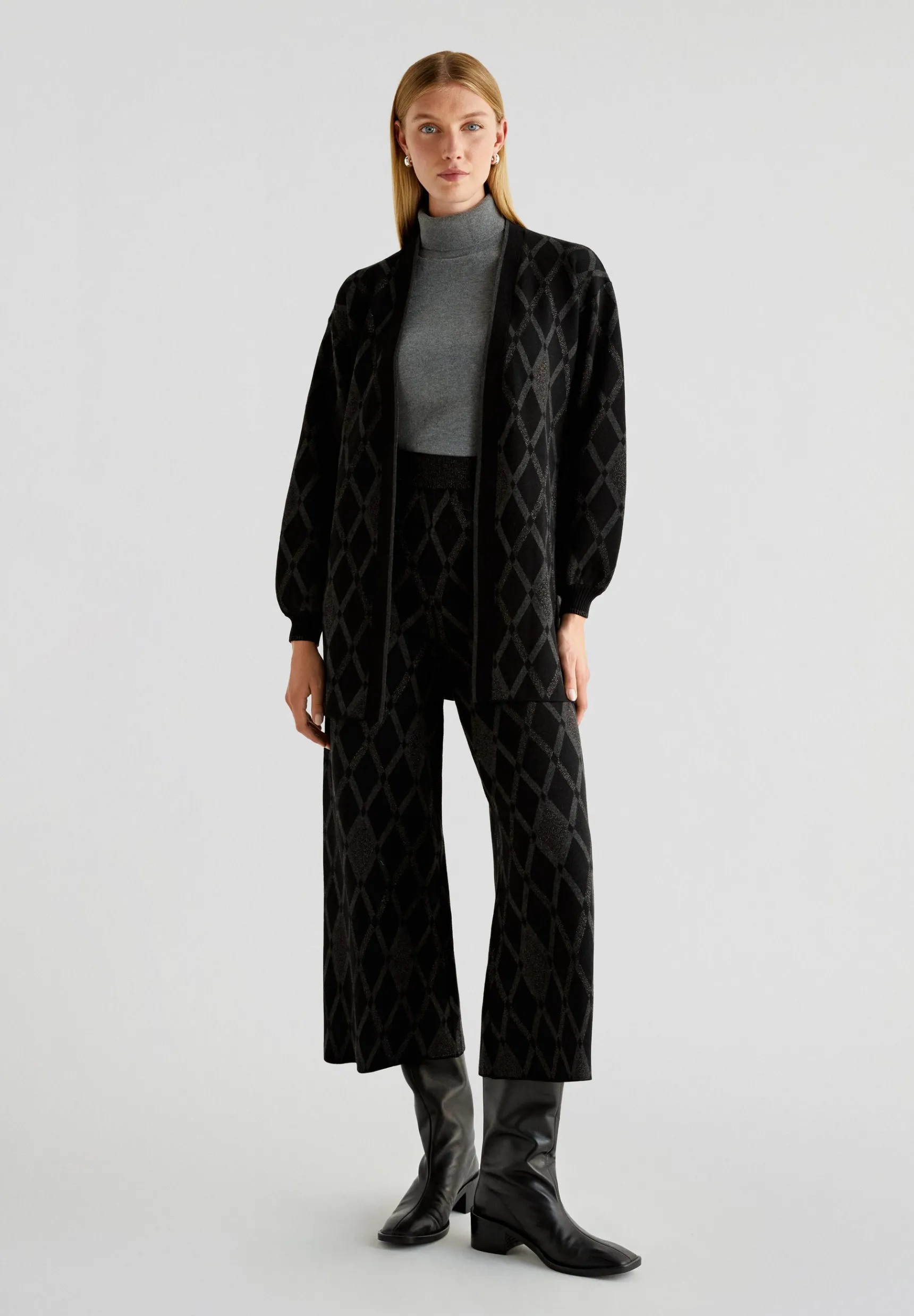 Scalpers Total Look | Trousers | ROMBO KNIT SET PANT