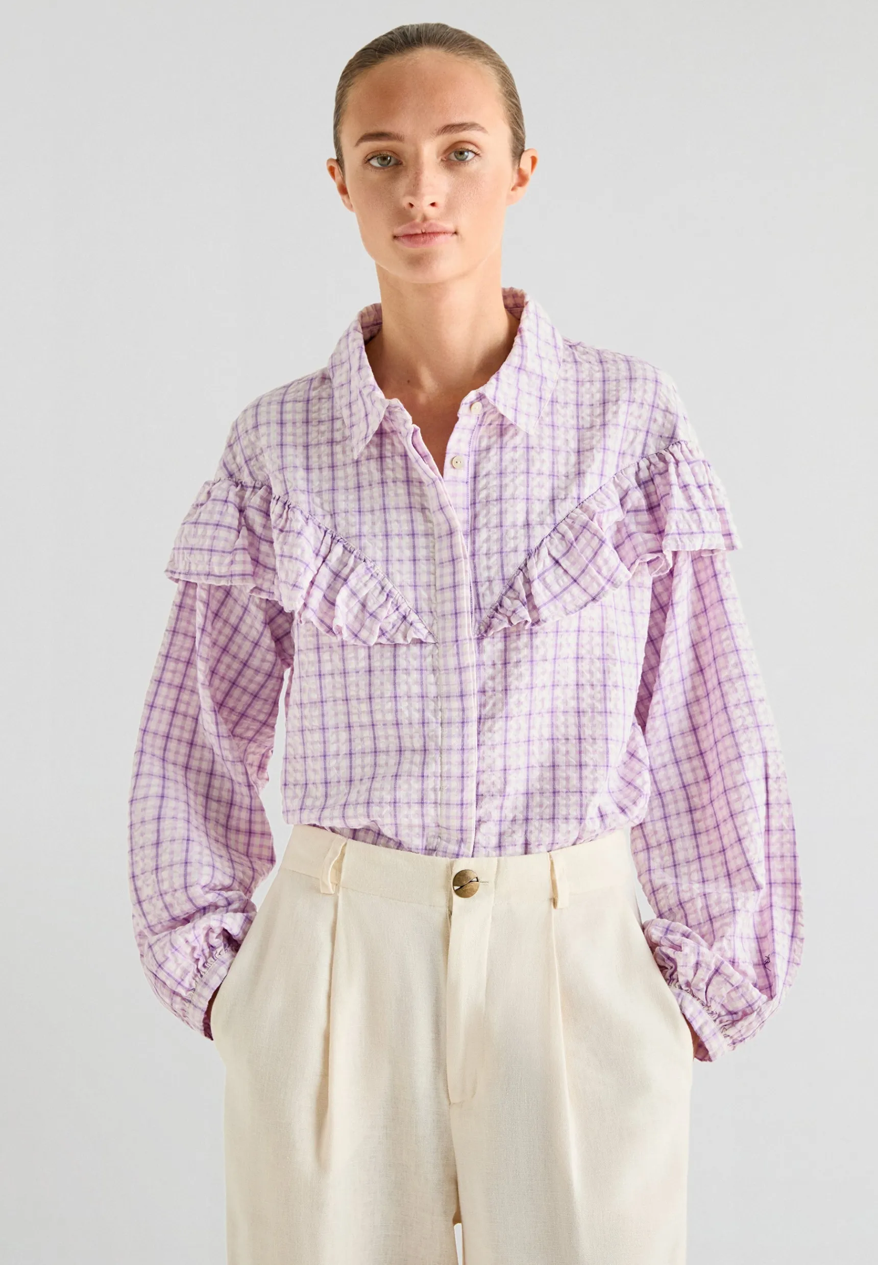 Scalpers Shirts & Blouses | RUFFLE CUTE SHIRT