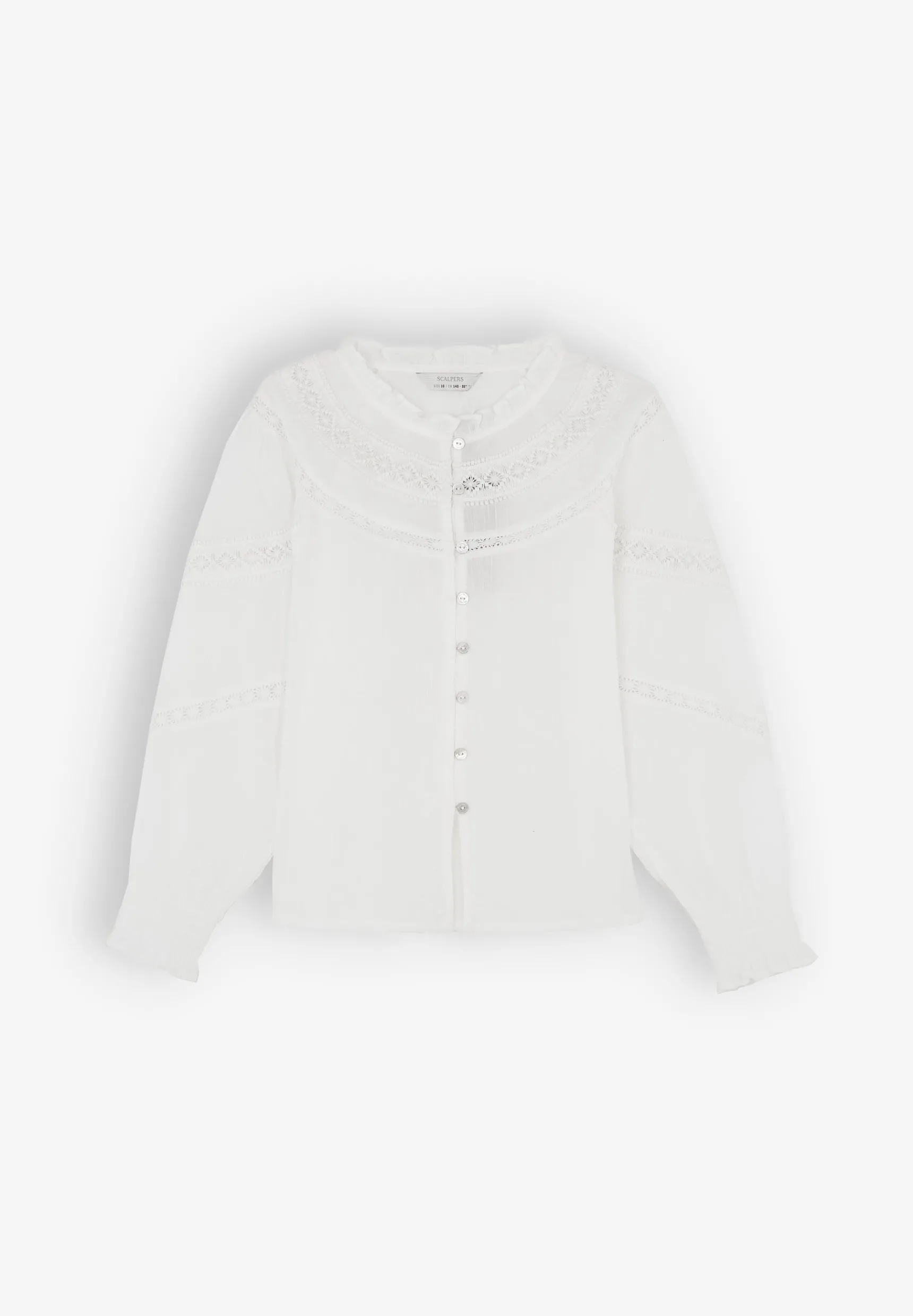 BOY Scalpers The Adventurers | RUFFLED BLOUSE WITH LACE TRIM