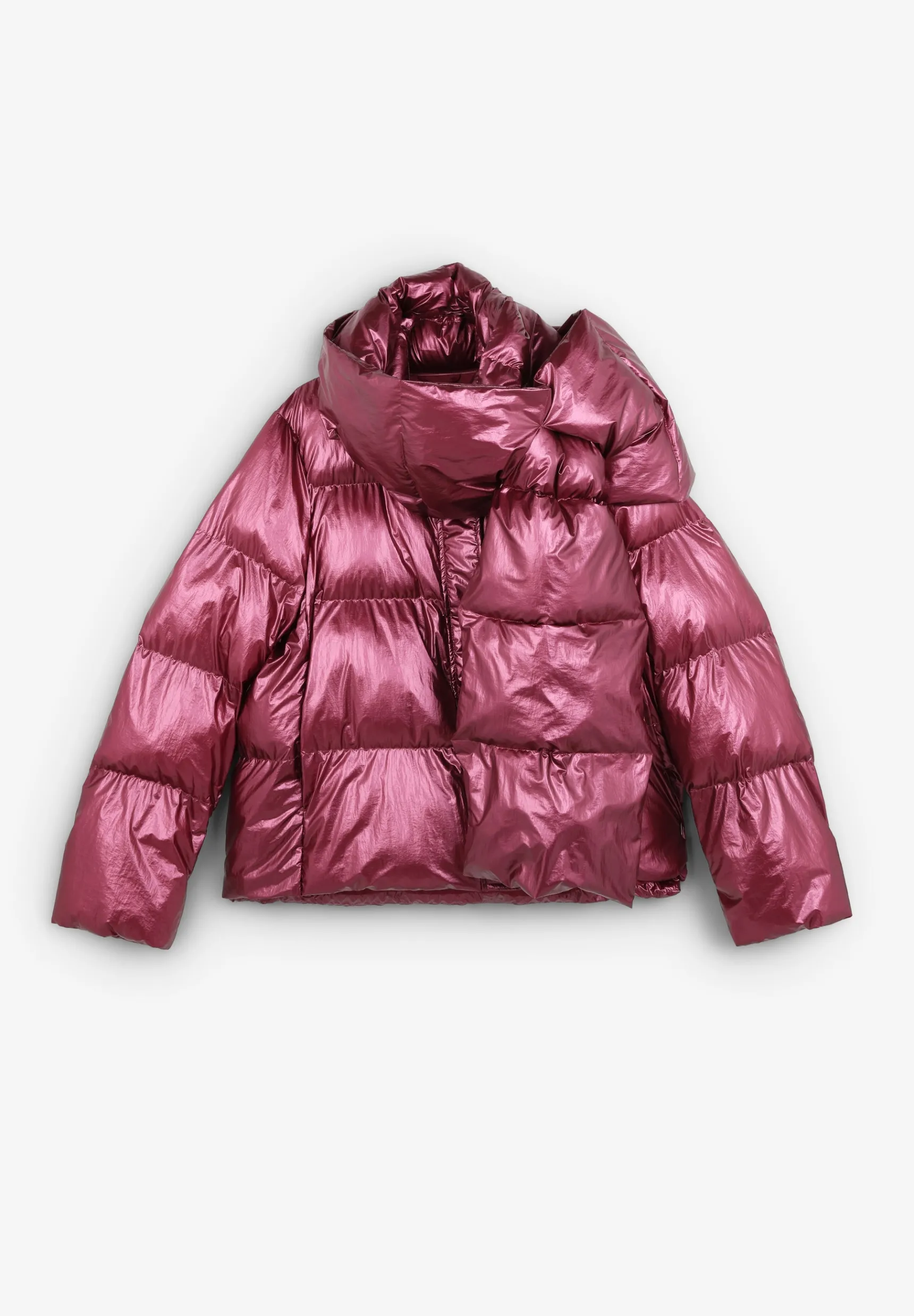 Scalpers Coats & Jackets | SCARF PUFFER COAT