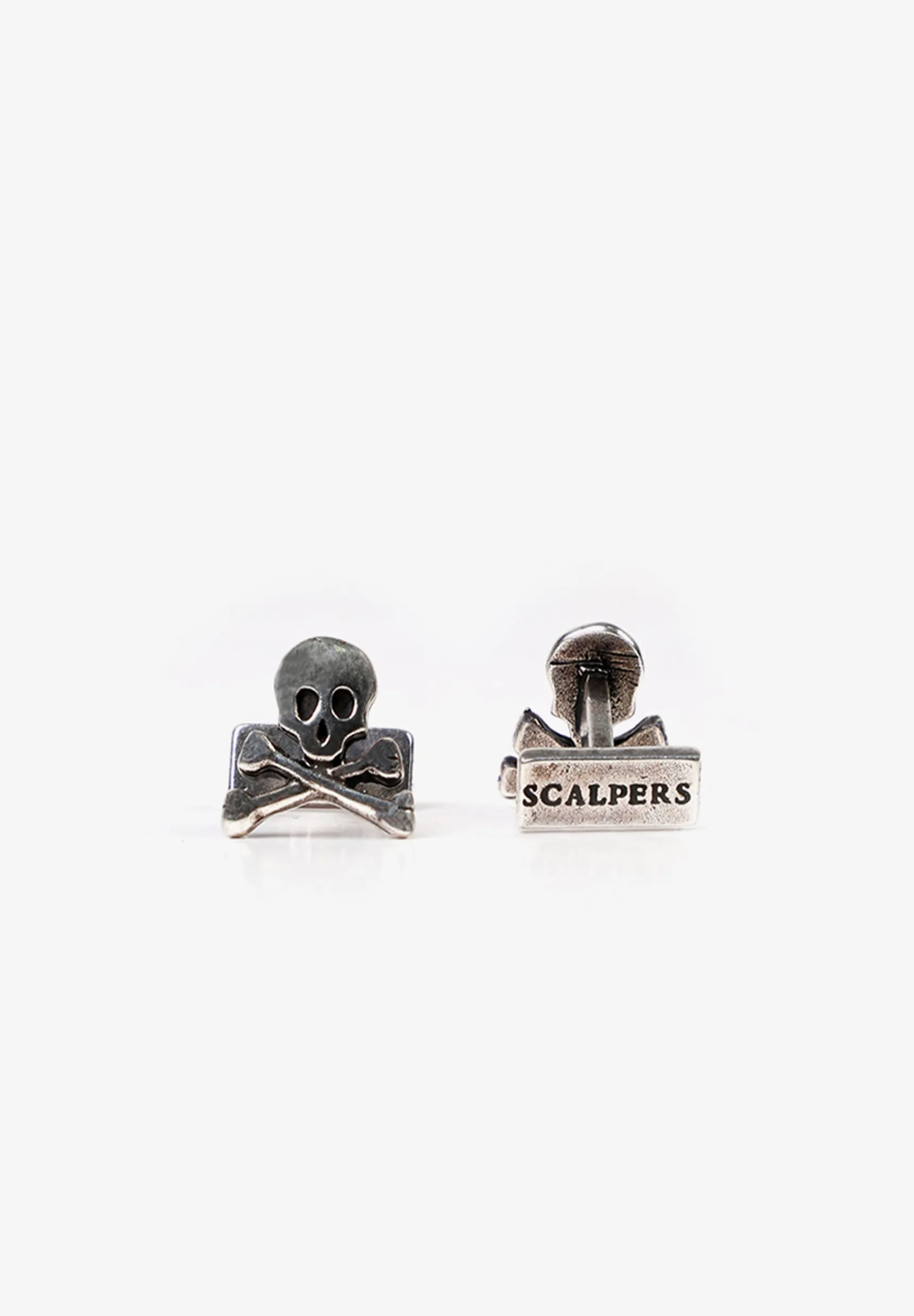 Scalpers Cufflinks | SILVER SKULL CUFFLINKS