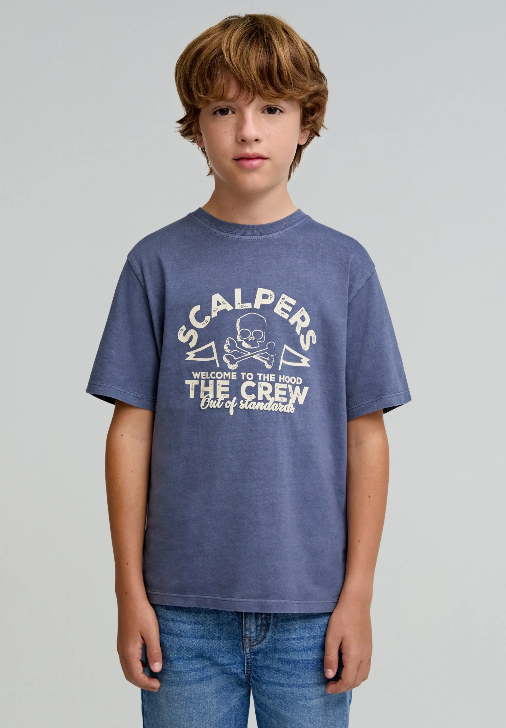 BOY Scalpers T-shirts | SKULL CREW TEE KIDS