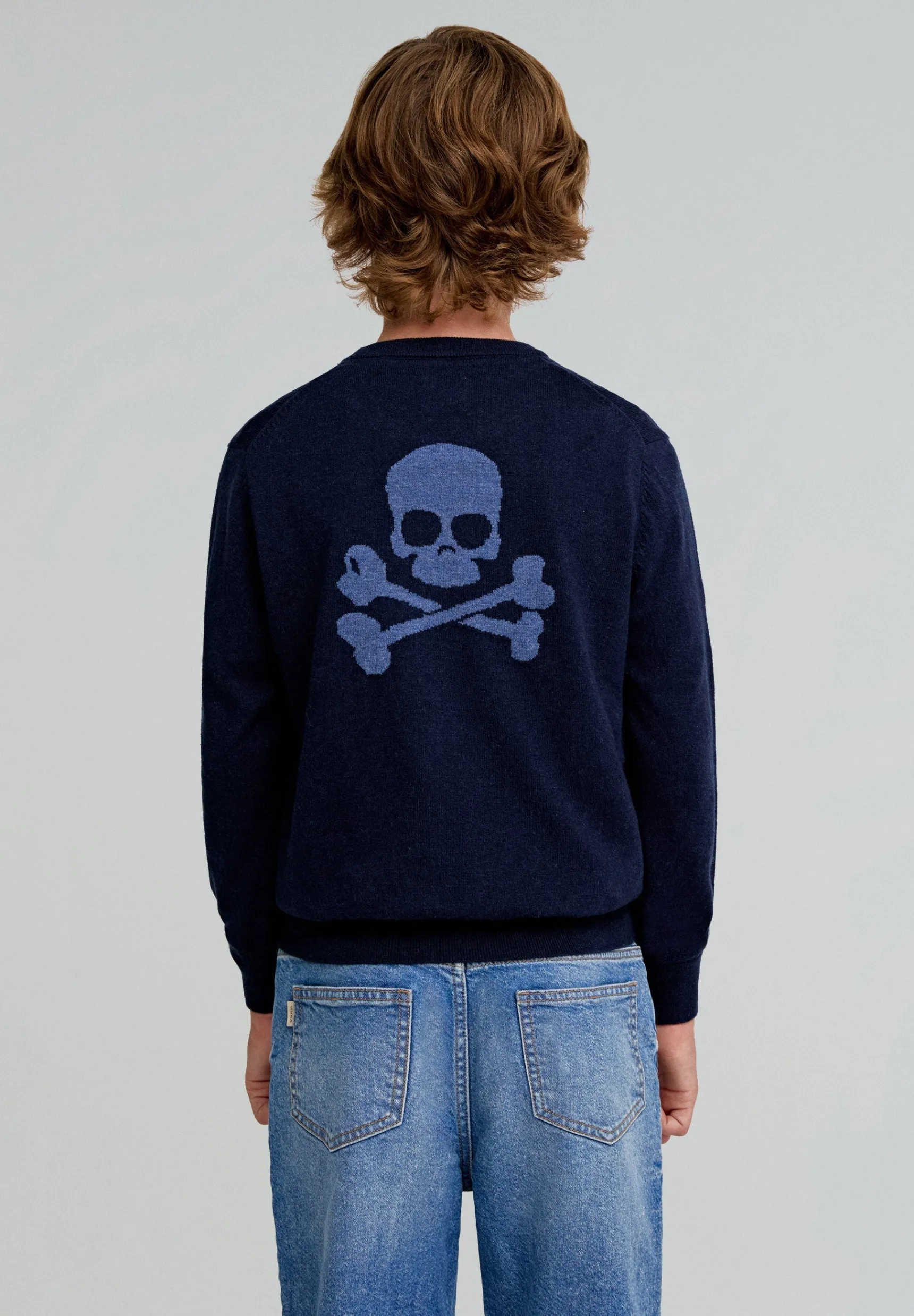 BOY Scalpers Sweaters & Cardigans | SKULL INTARSIA TRICOT KIDS