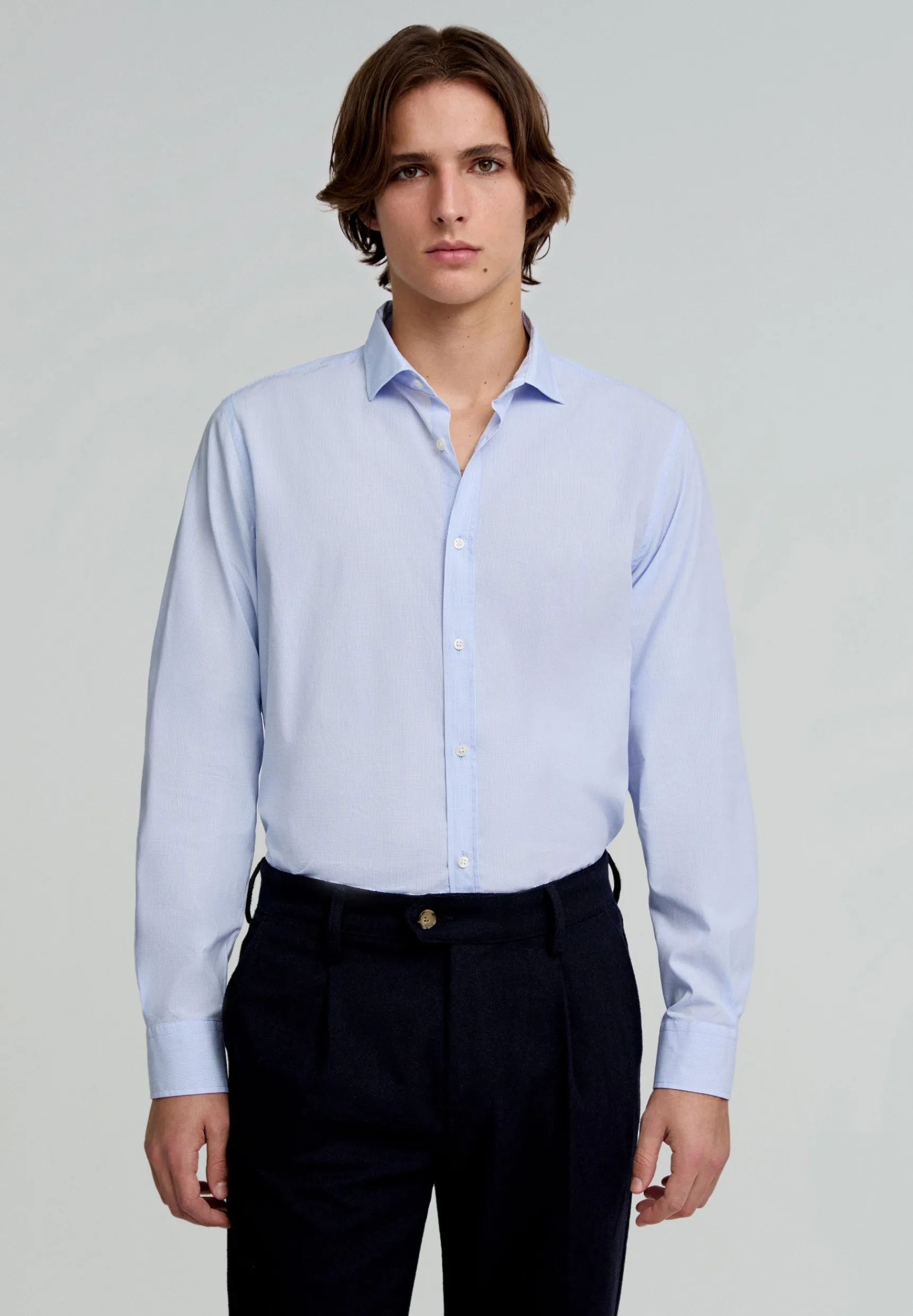 Scalpers Shirts | SLIM FIT BASIC SHIRT