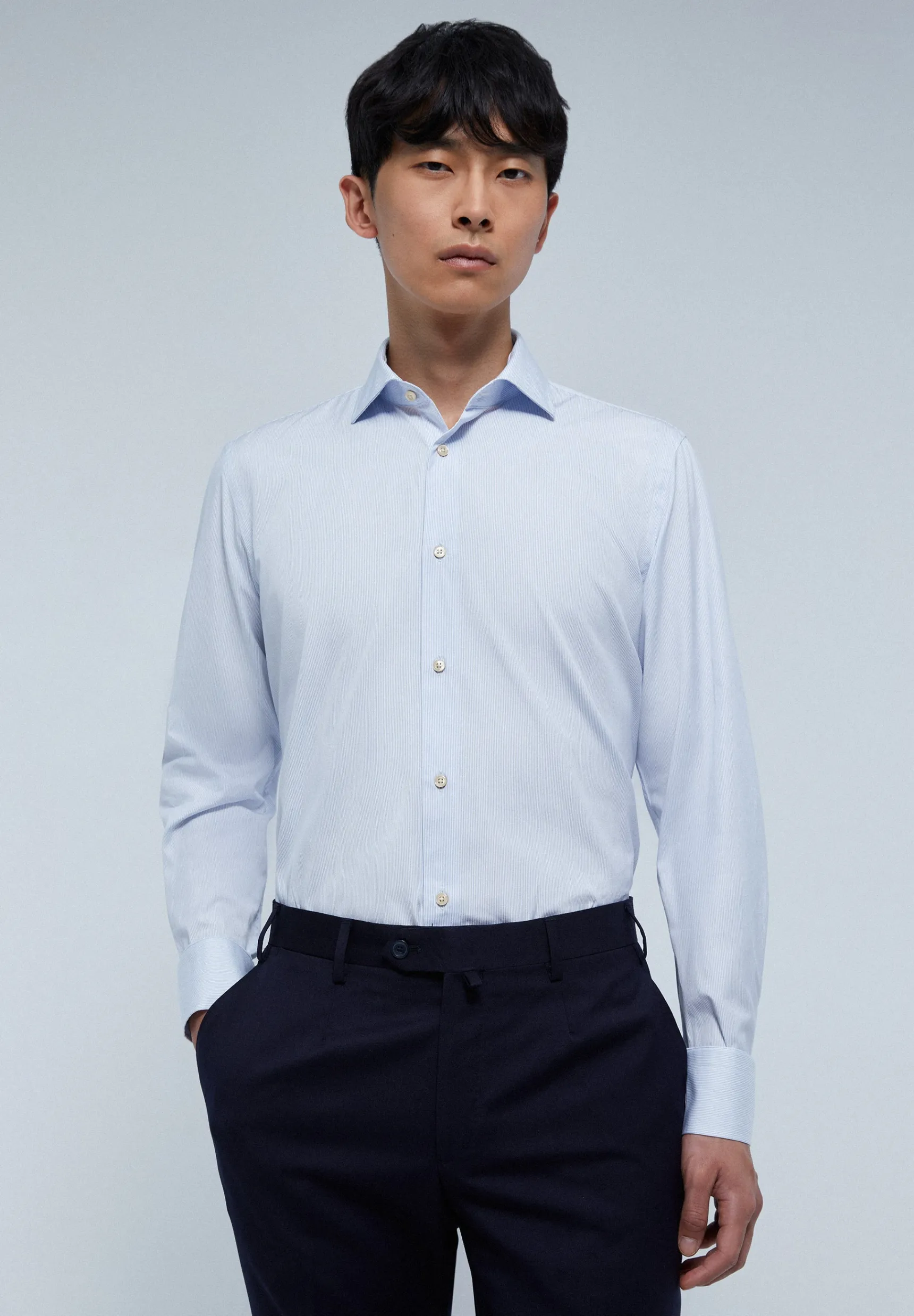 Scalpers Shirts | SLIM FIT SMART SHIRT