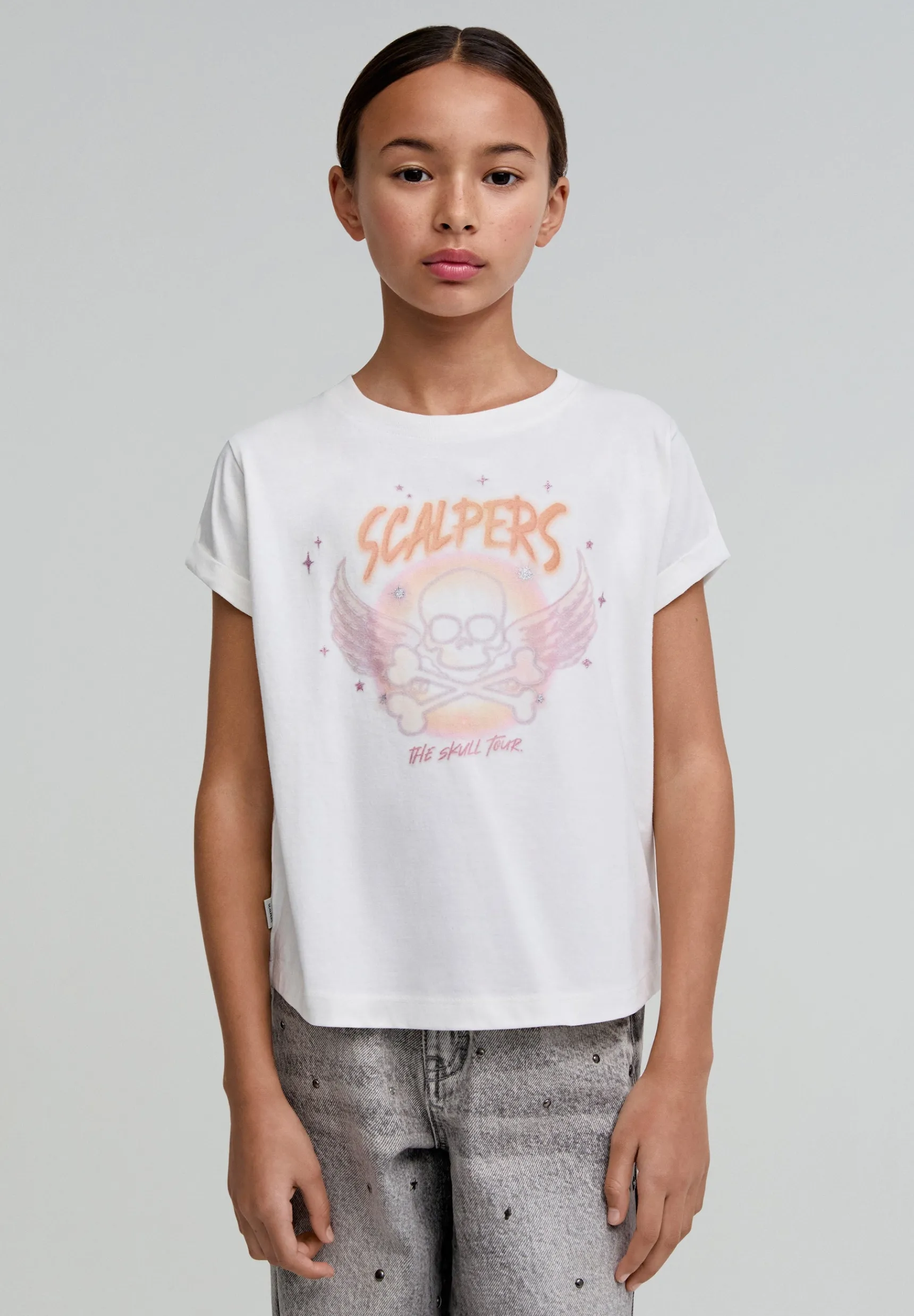 BOY Scalpers T-shirts | Best Sellers | SPRAY ANGEL TEE GIRLS