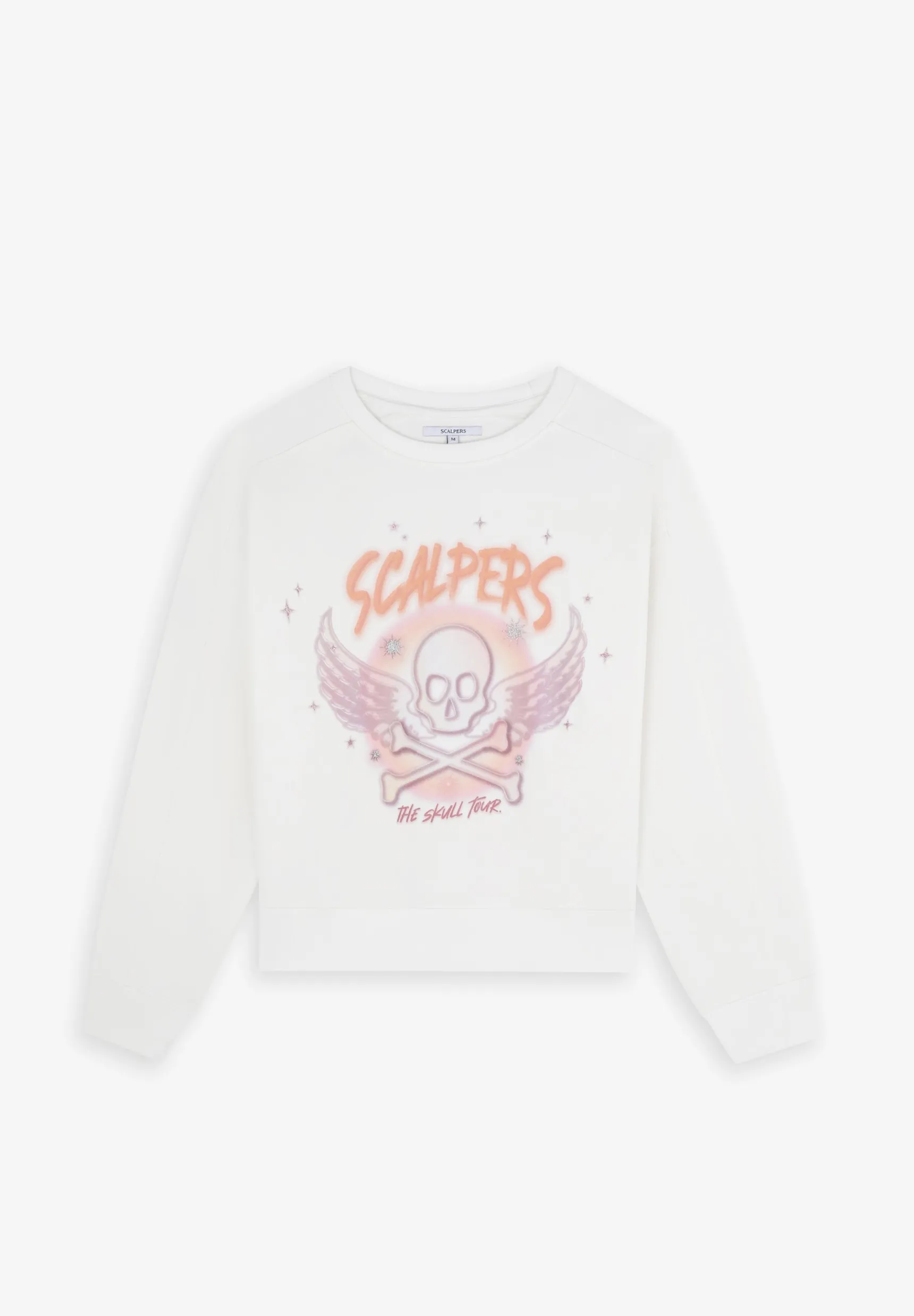 Scalpers Sweatshirts | SPRAY SKULL SWEATER