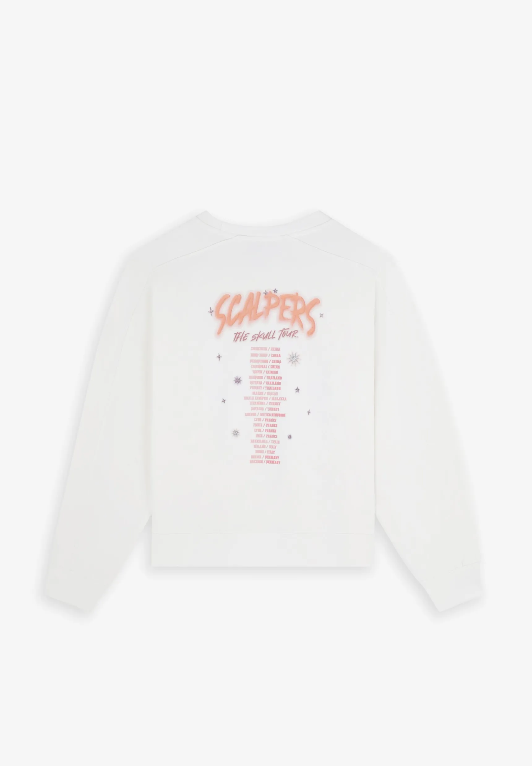 Scalpers Sweatshirts | SPRAY SKULL SWEATER