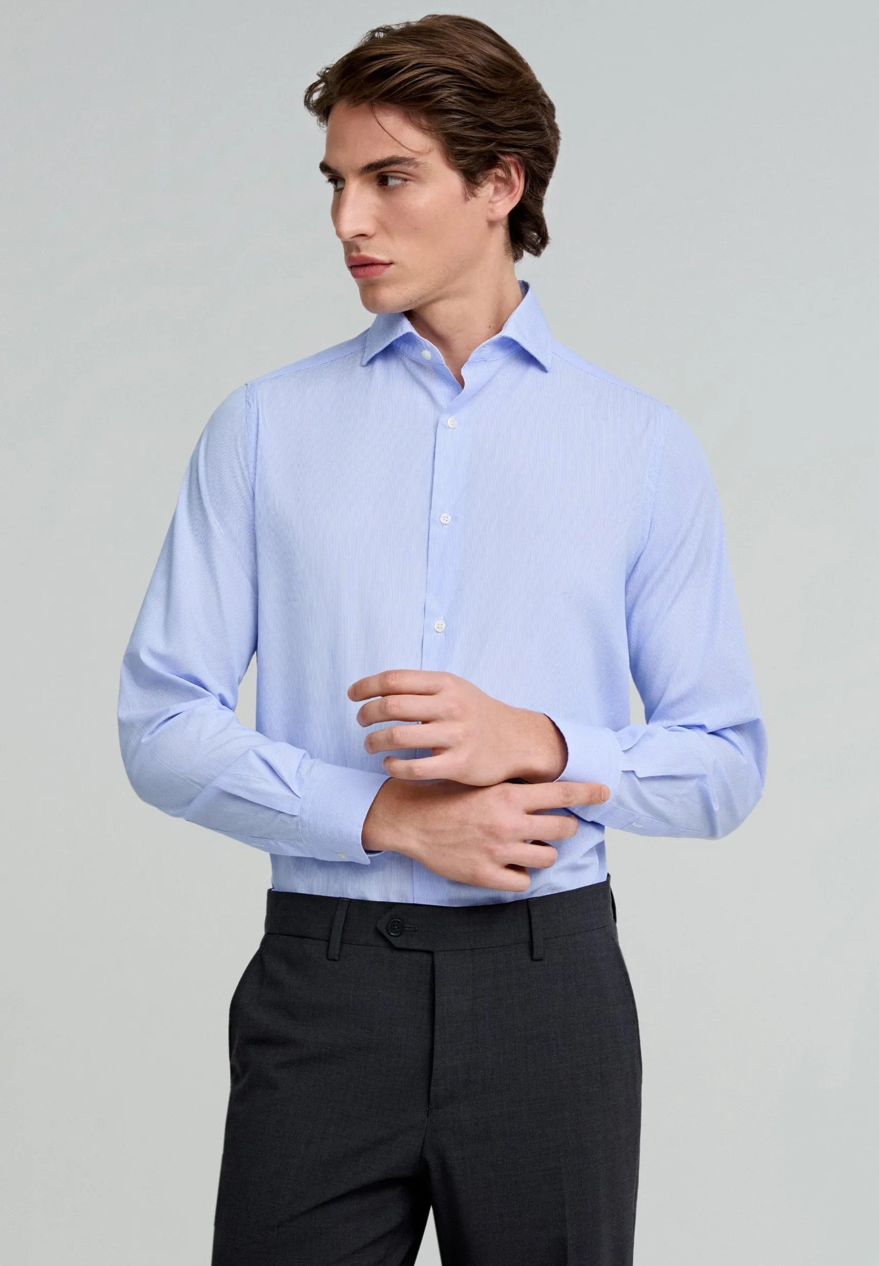 Scalpers Shirts | STRIPED DRESS SHIRT