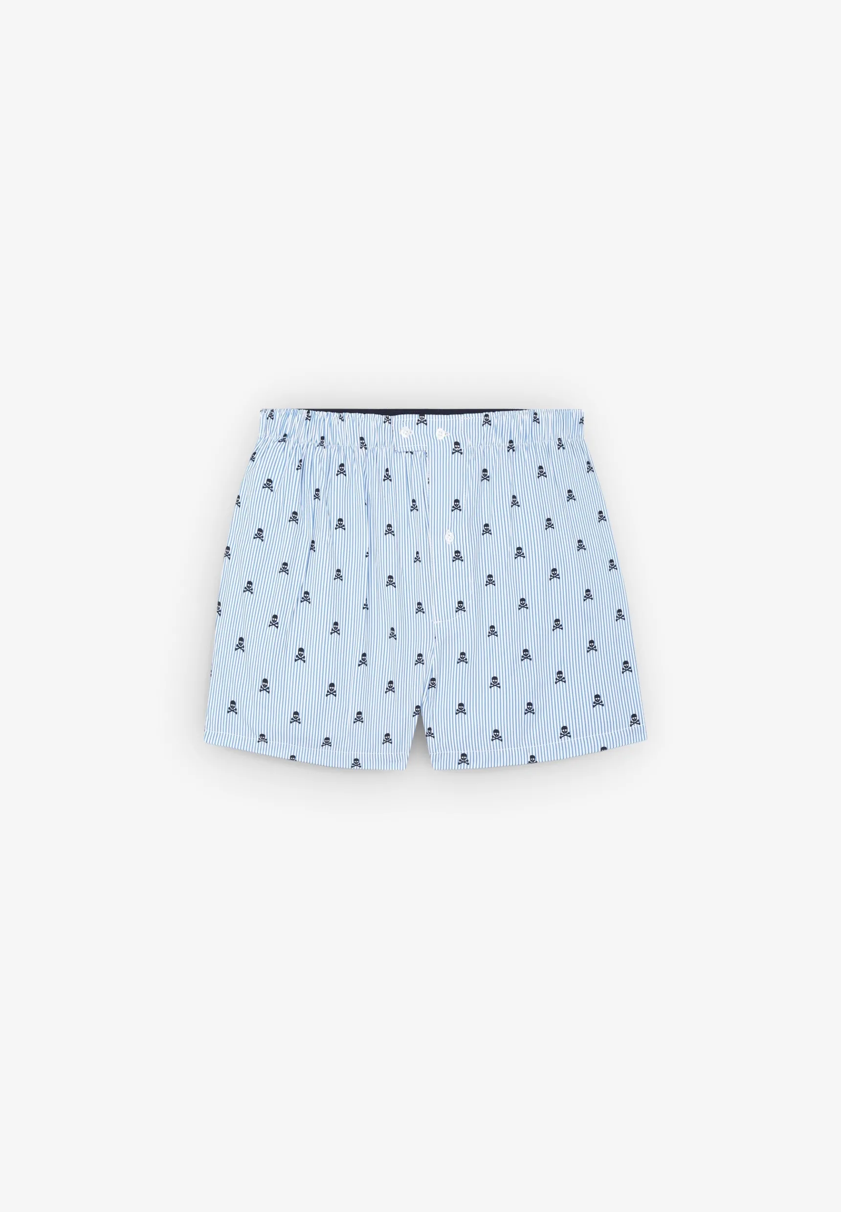 Scalpers Boxers | STRIPED SKULL BOXER SHORTS