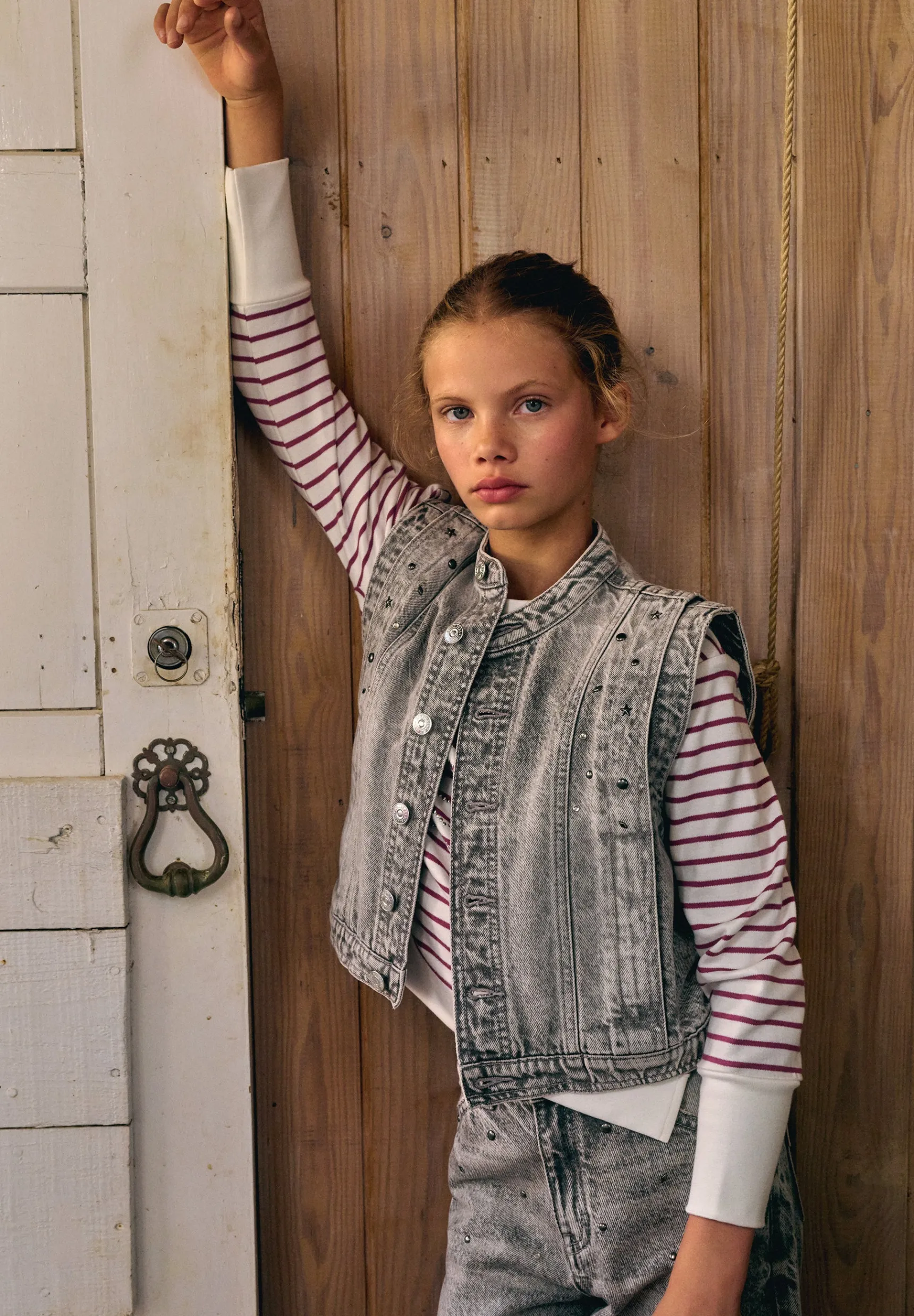 BOY Scalpers The Adventurers | STUDDED DENIM WAISTCOAT