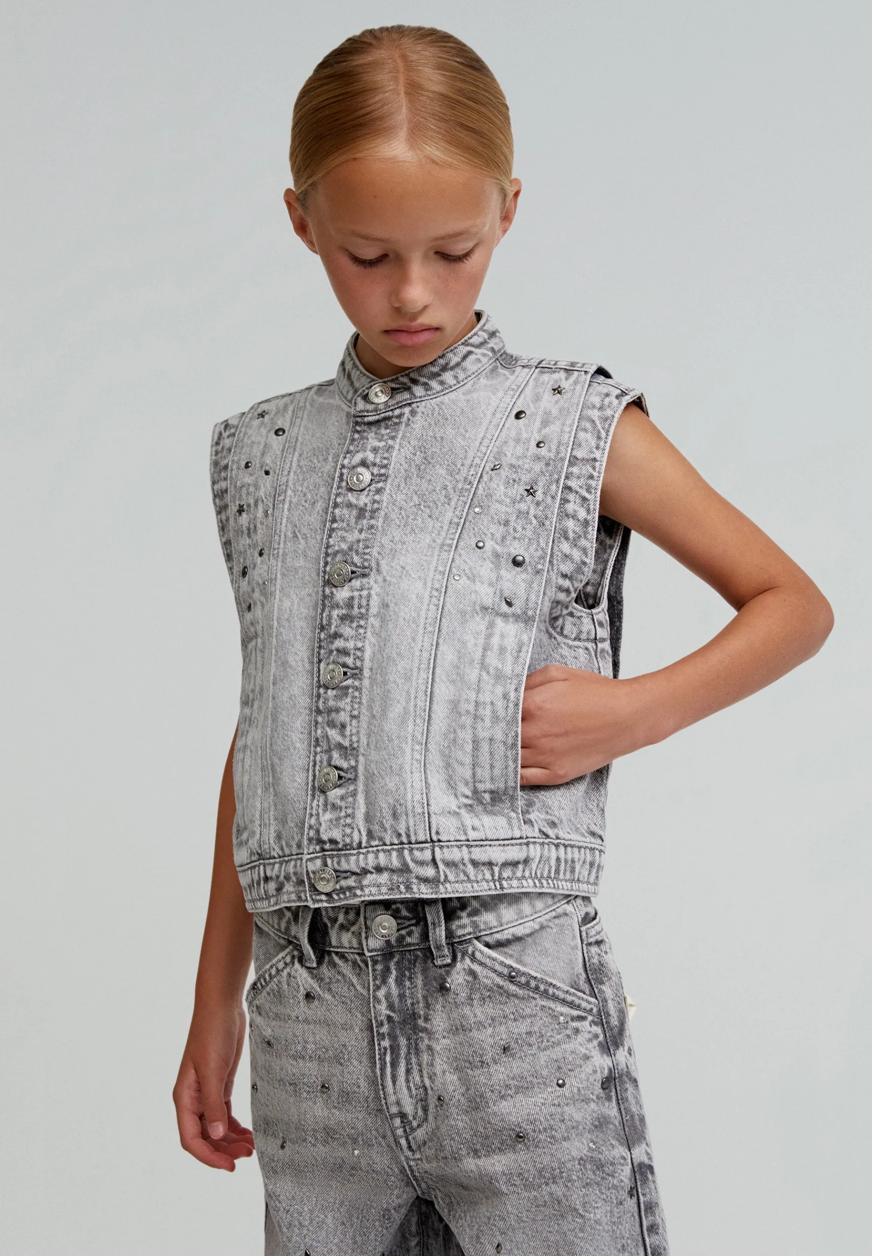 BOY Scalpers The Adventurers | STUDDED DENIM WAISTCOAT