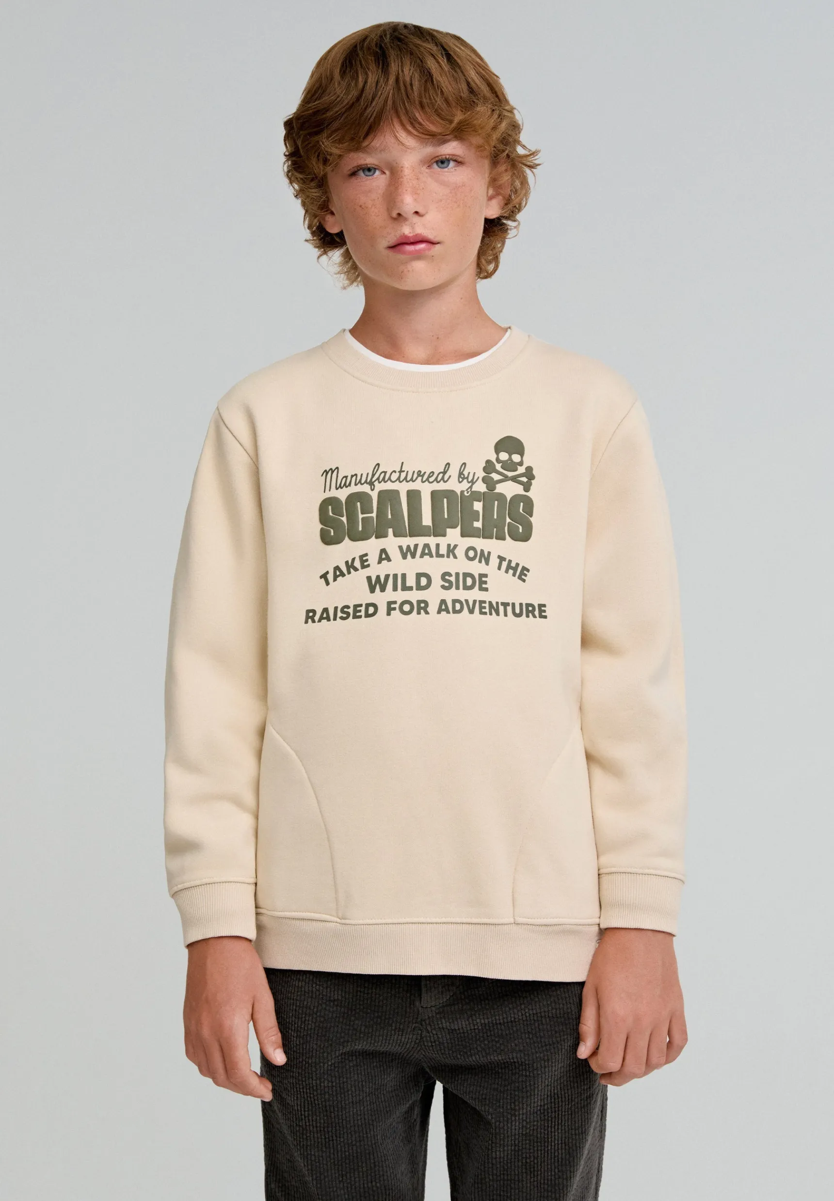 BOY Scalpers Sweatshirts | SWEATSHIRT WITH POCKETS AND RAISED LOGO